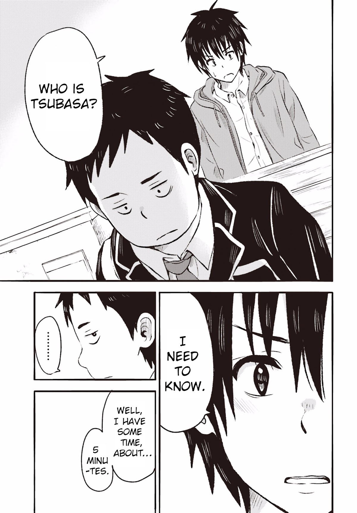 Higashi no Kurume to Tonari no Meguru Chapter 8 page 7 - Chapter 8: I want to know all of Tsukahara-san's Suffering.
