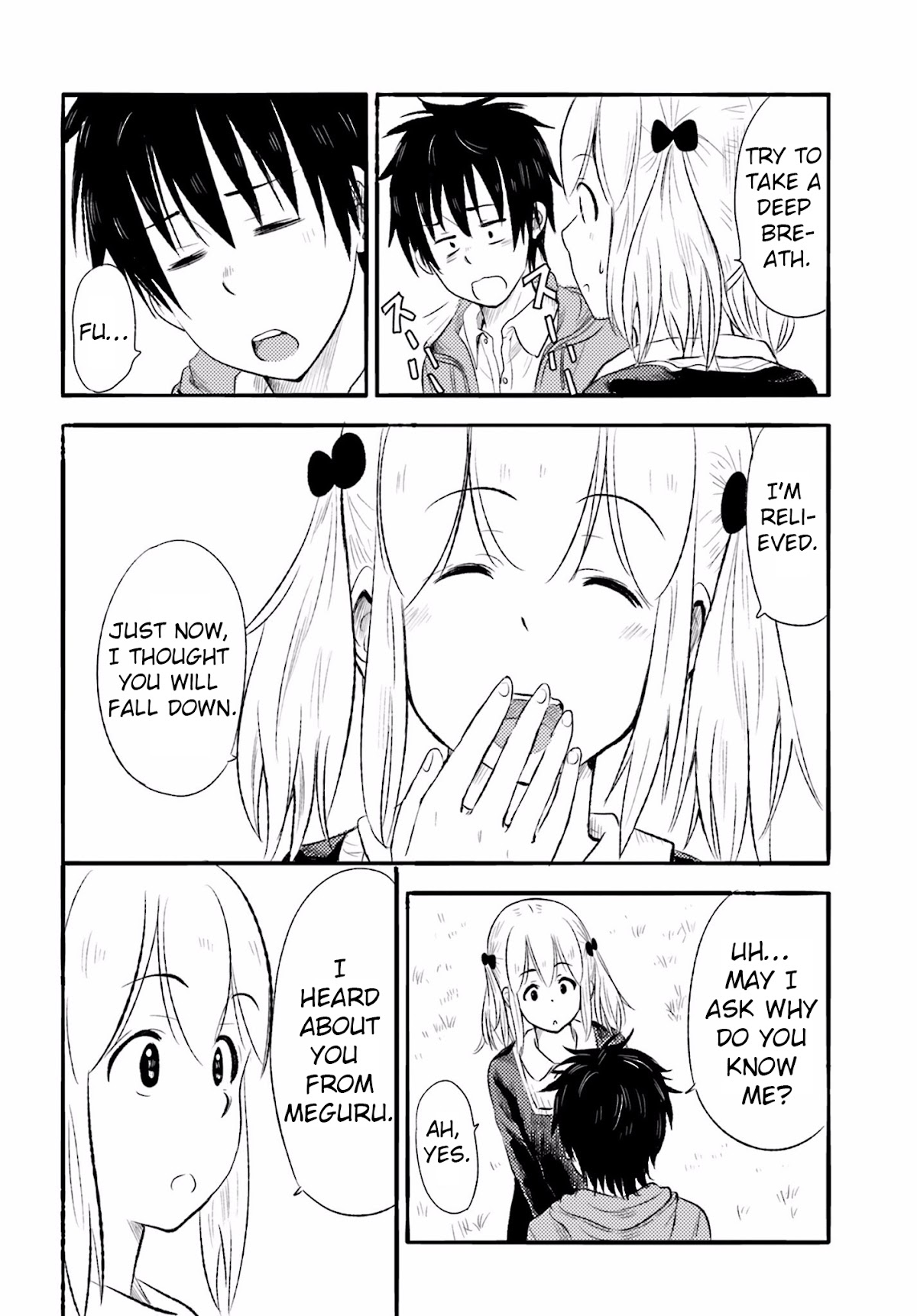 Higashi no Kurume to Tonari no Meguru Chapter 9 page 7 - Chapter 9: In this town, there is the real Tsukahara-san that I know.