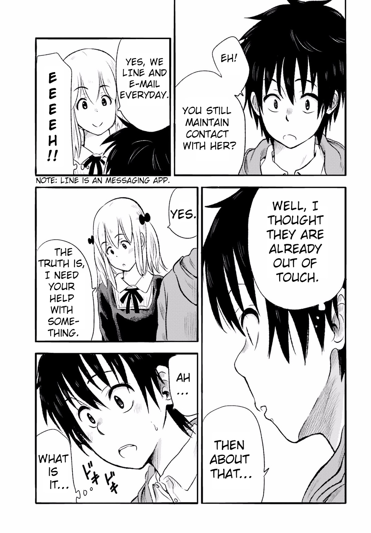 Higashi no Kurume to Tonari no Meguru Chapter 9 page 8 - Chapter 9: In this town, there is the real Tsukahara-san that I know.