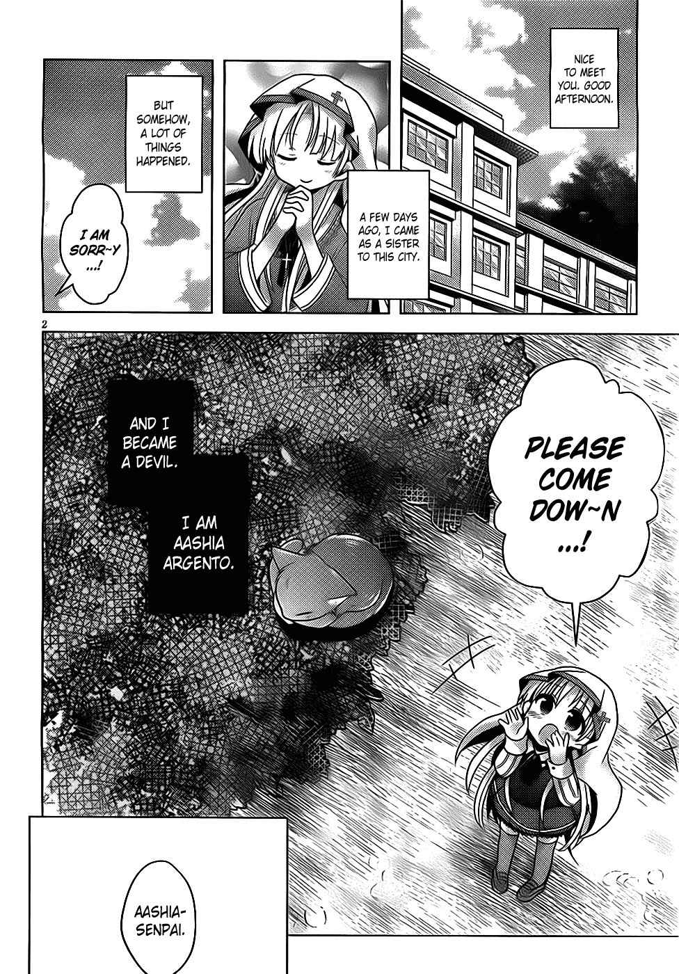 High-School DxD: Ashia & Koneko Himitsu no Keiyaku!? Chapter 1 page 3 - Chapter 1: Life 1: Job, start!