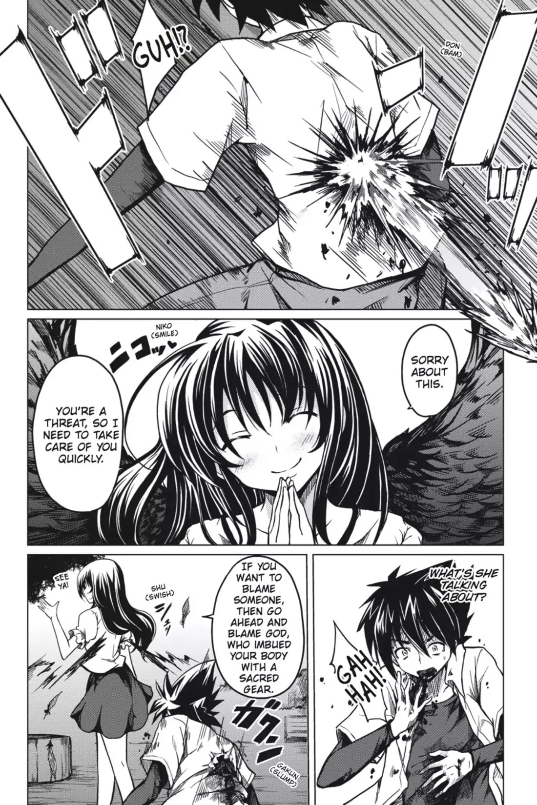 High-School DxD Chapter 1 page 8 - Chapter 1: I Stopped Being Human