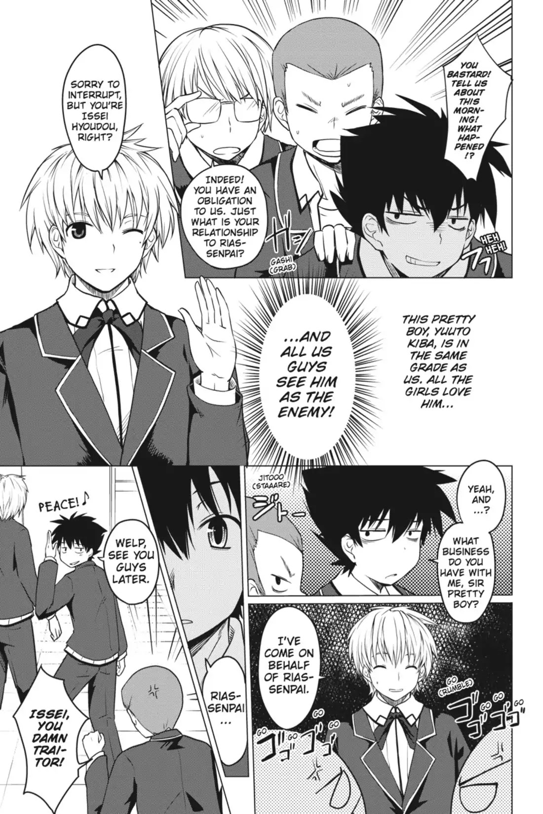 High-School DxD Chapter 2 page 3 - Chapter 2: I Started Being A Devil