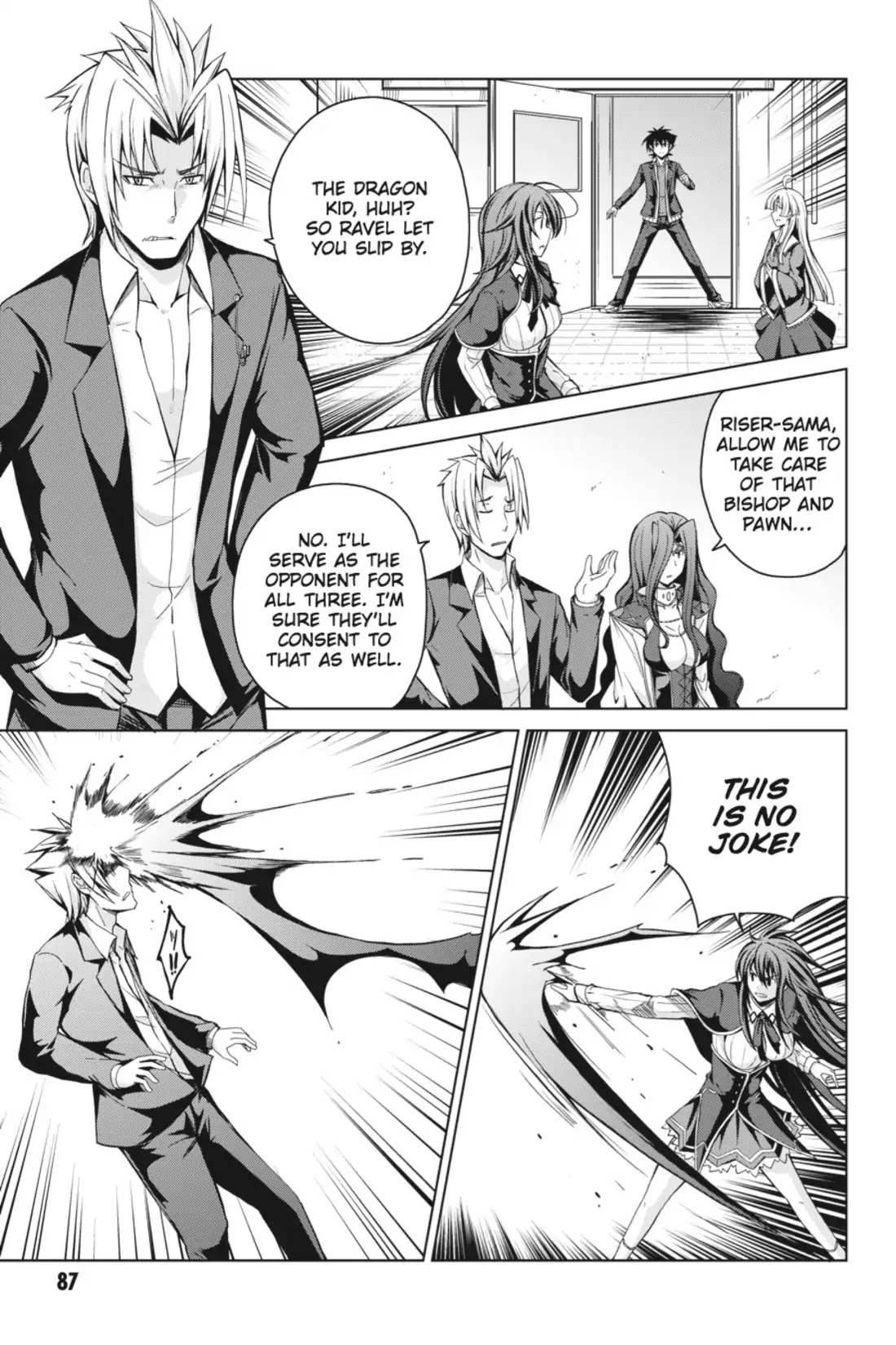 High-School DxD Chapter 20 page 7 - Chapter 20: I... Can Still Fight!