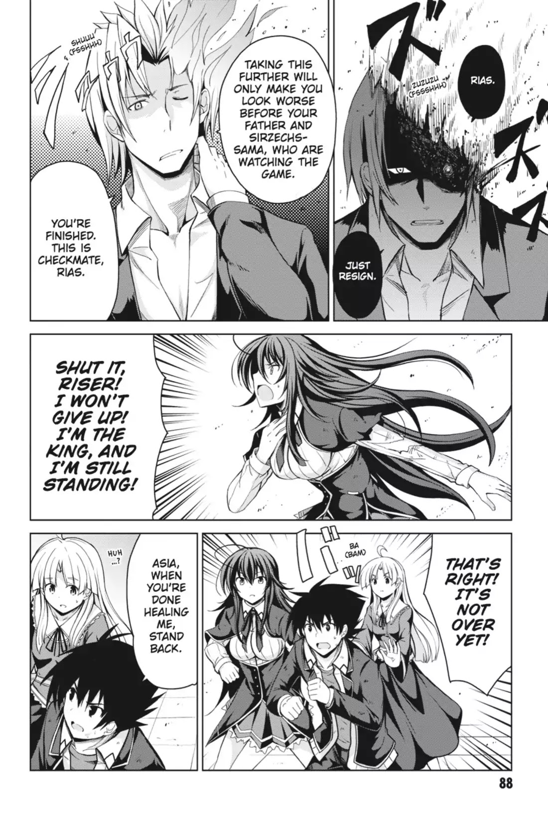 High-School DxD Chapter 20 page 8 - Chapter 20: I... Can Still Fight!