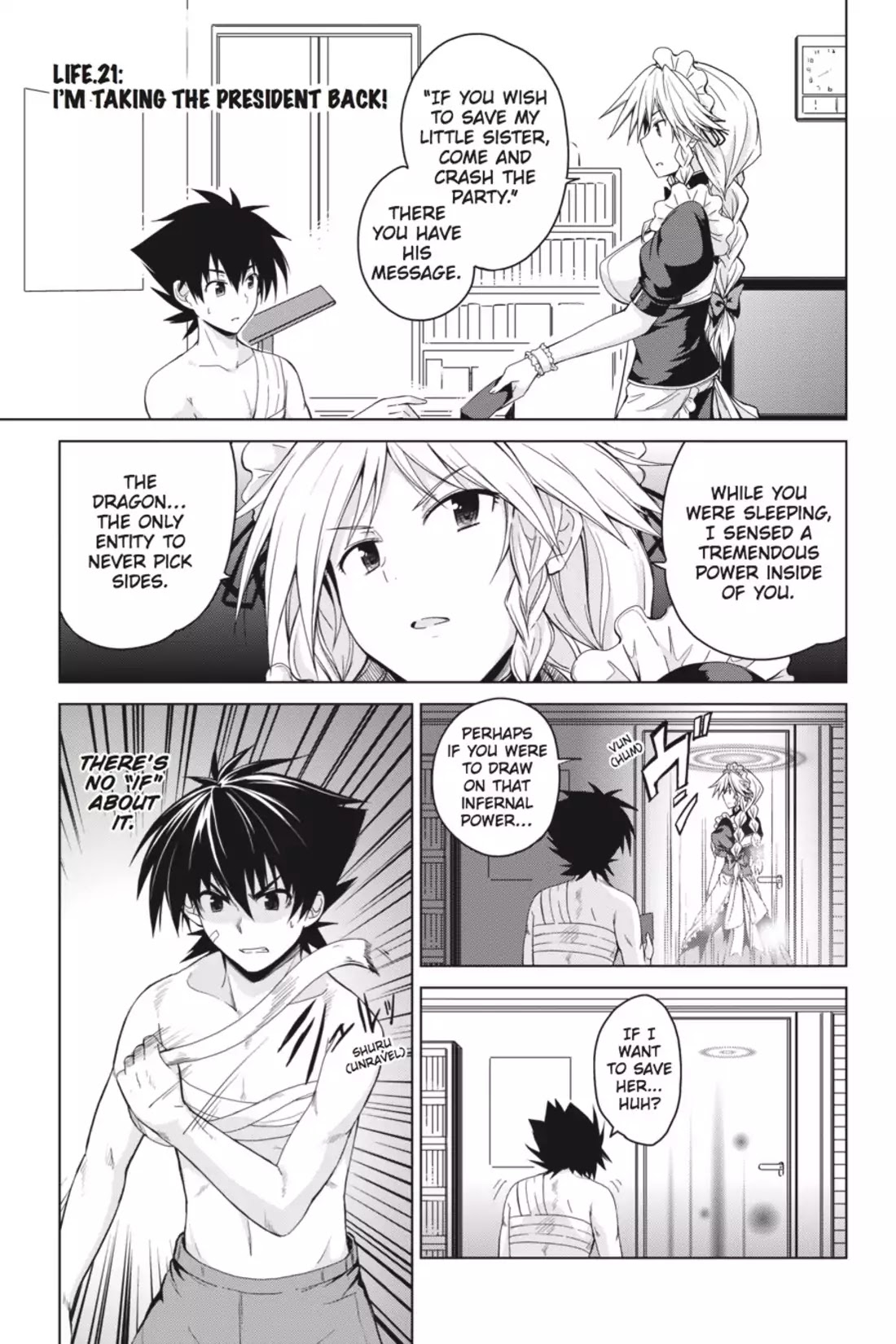 High-School DxD Chapter 21 page 1 - Chapter 21: I'm Taking The President Back!