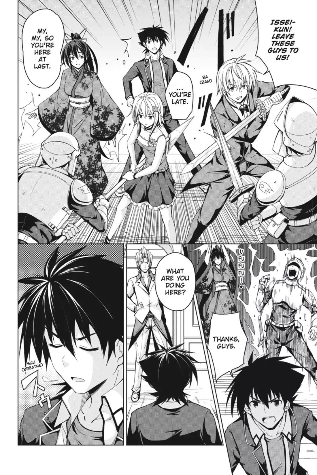 High-School DxD Chapter 21 page 8 - Chapter 21: I'm Taking The President Back!