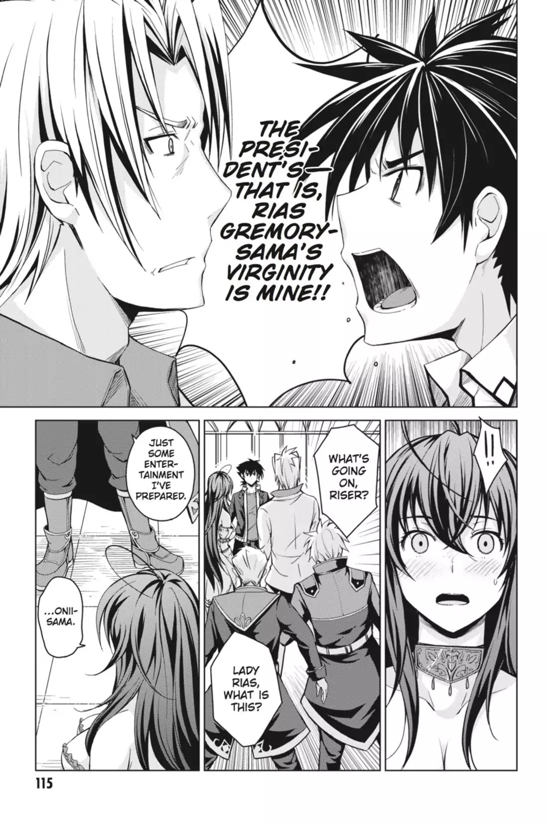 High-School DxD Chapter 21 page 9 - Chapter 21: I'm Taking The President Back!