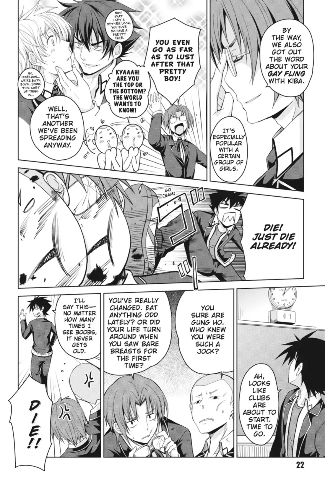 High-School DxD Chapter 23 page 23 - Chapter 23: Get Fired Up, Occult Research Club!