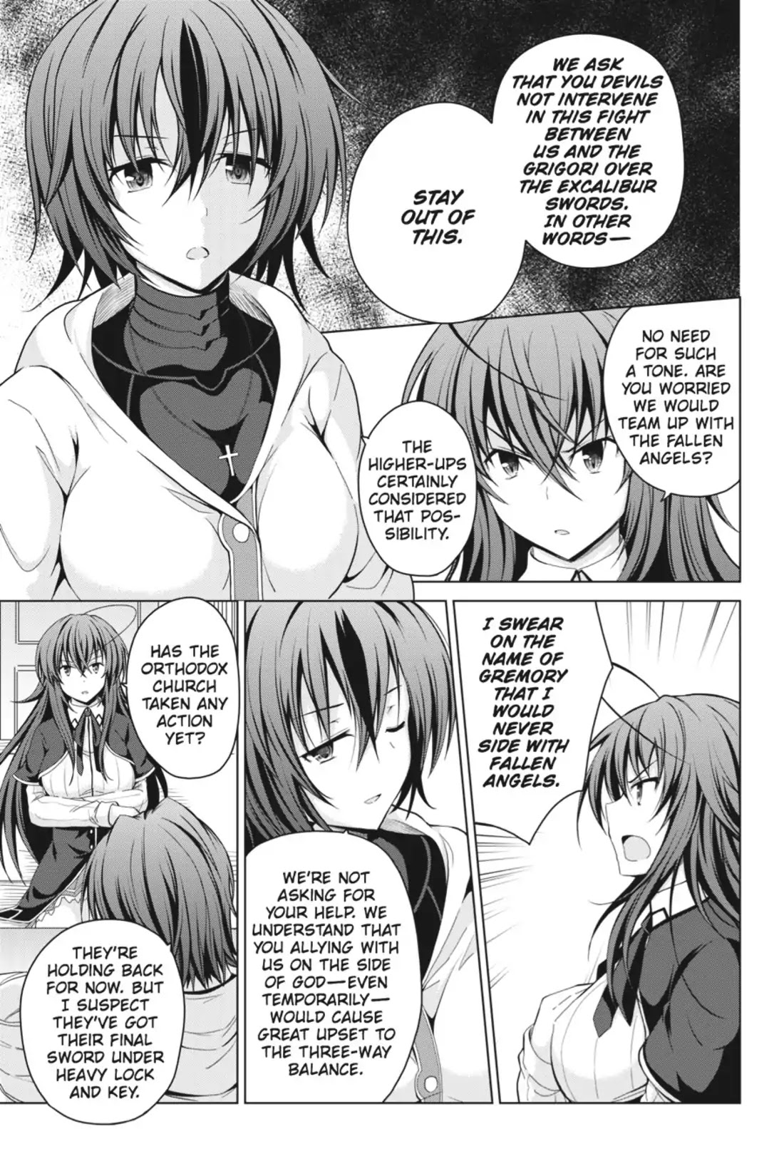 High-School DxD Chapter 26 page 17 - Chapter 26: I'll Cut Through the Madness!