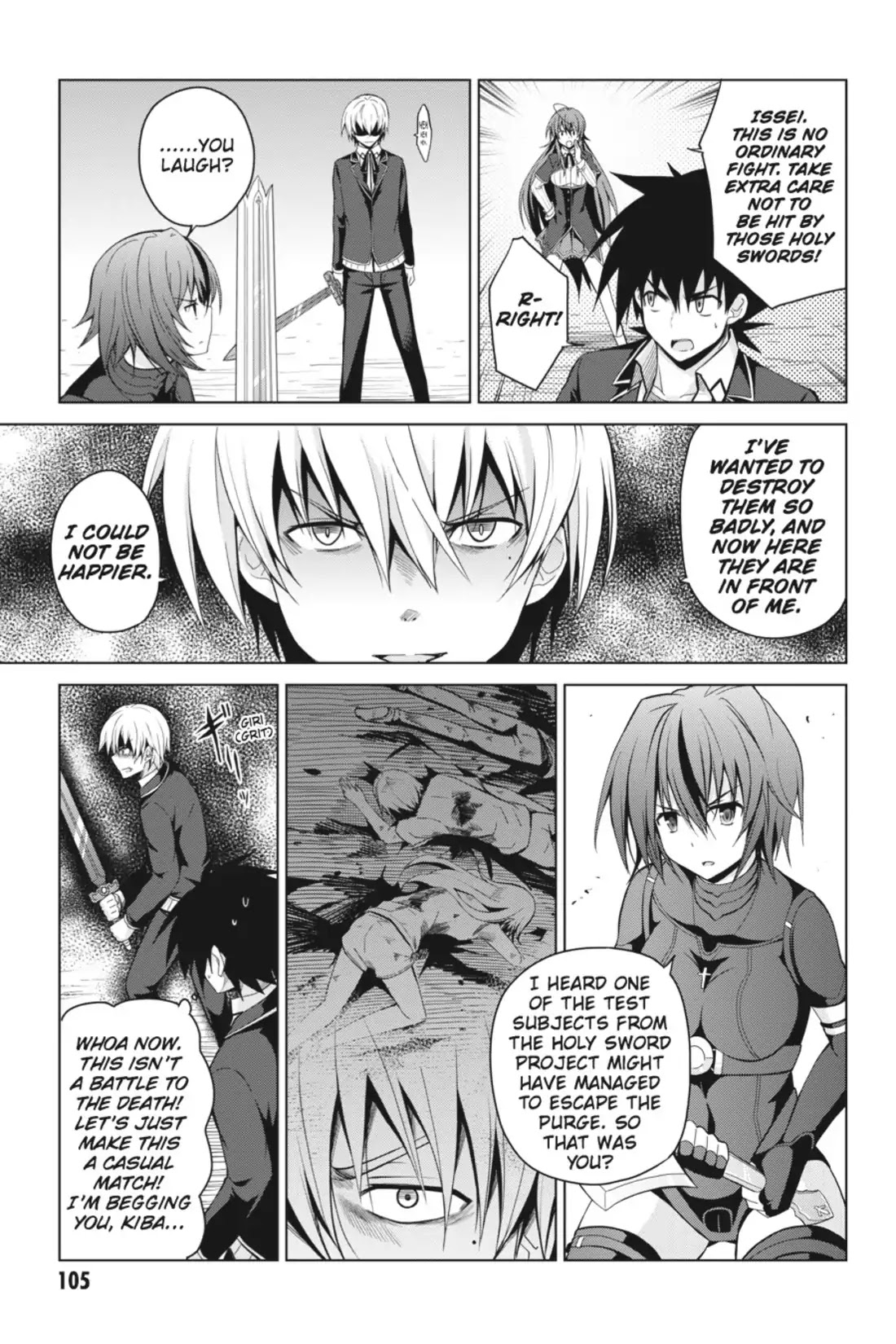 High-School DxD Chapter 27 page 3 - Chapter 27: Devil Sword vs. Holy Sword! A Fierce Battle!
