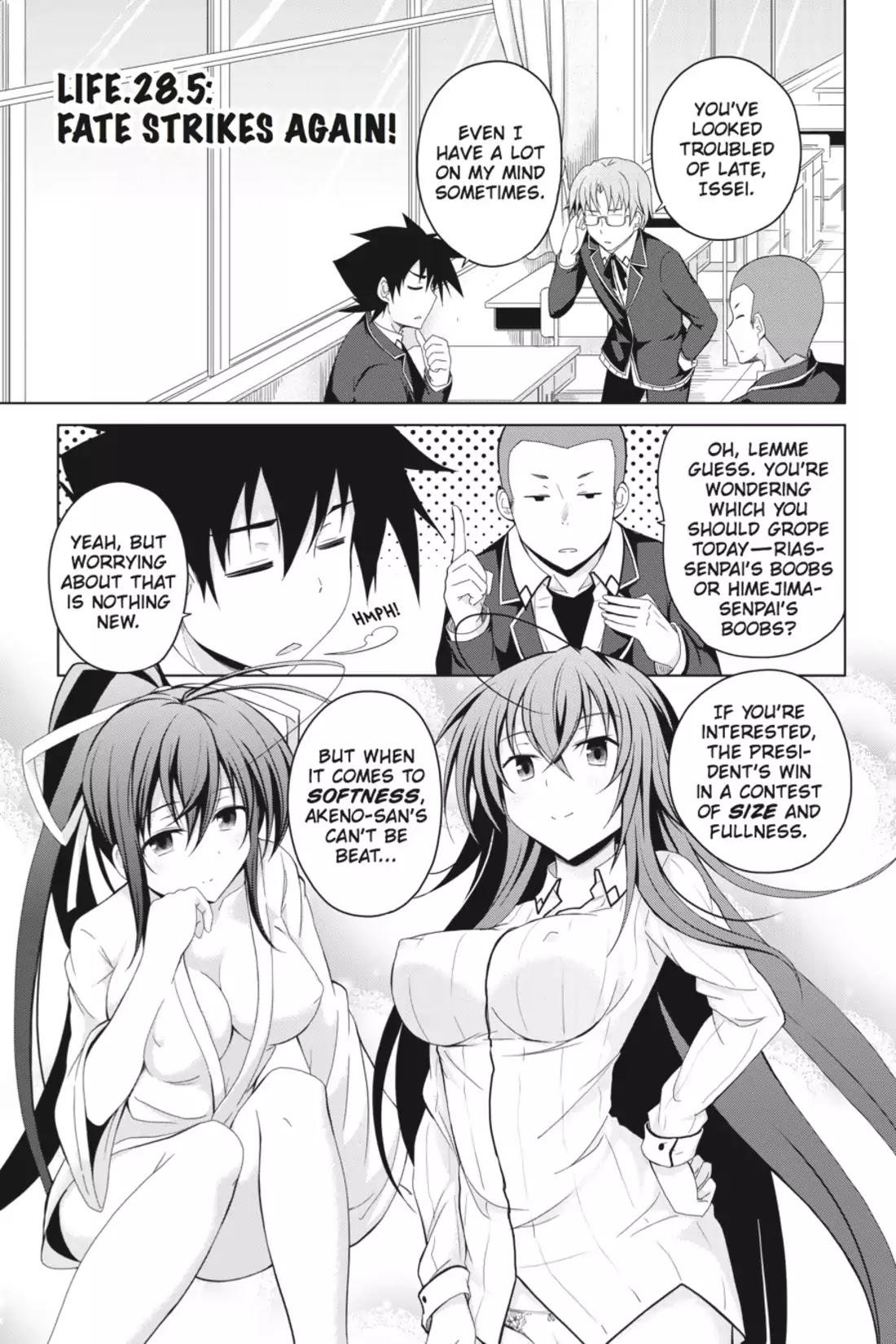 High-School DxD Chapter 28.5 page 1 - Chapter 28.5: Your Fate, Revisited!