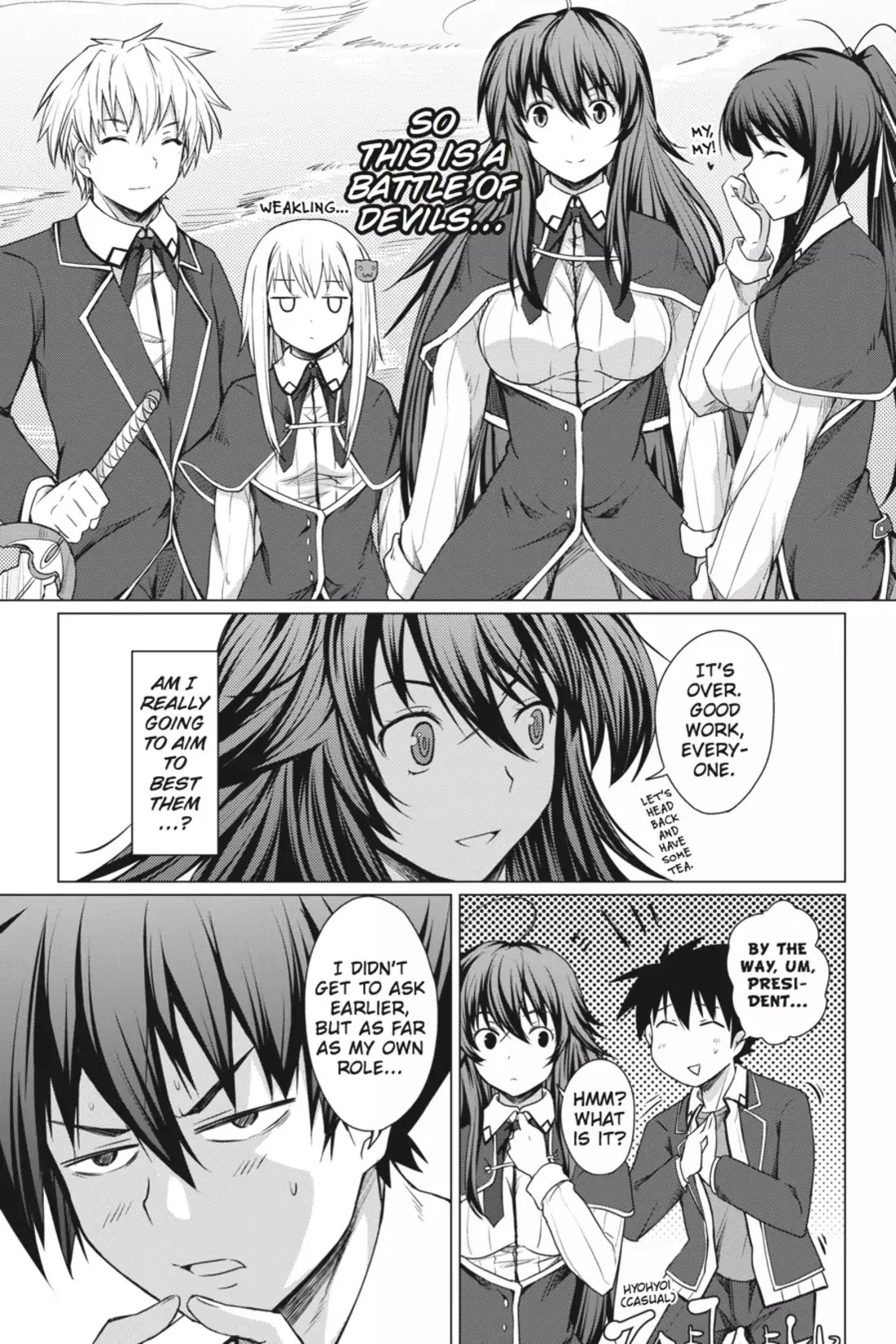 High-School DxD Chapter 3 page 35 - Chapter 3: I Started Fighting