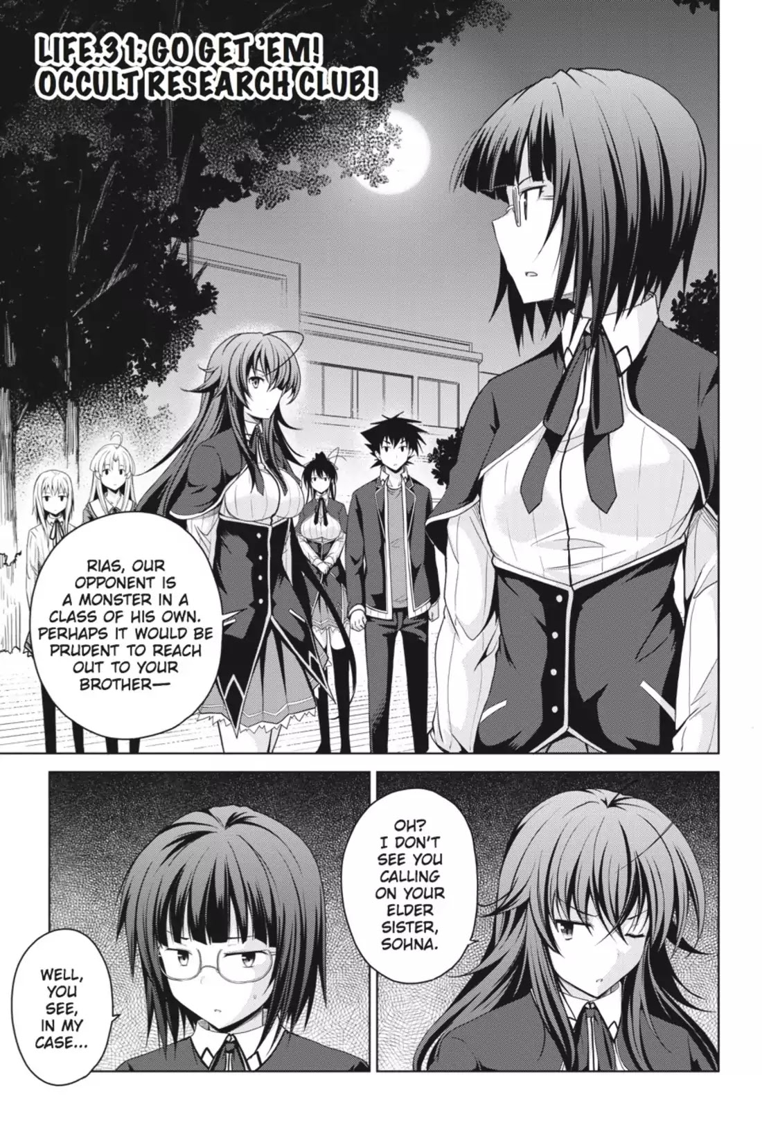High-School DxD Chapter 31 page 1 - Chapter 31: Go Get 'Em! Occult Research Club!