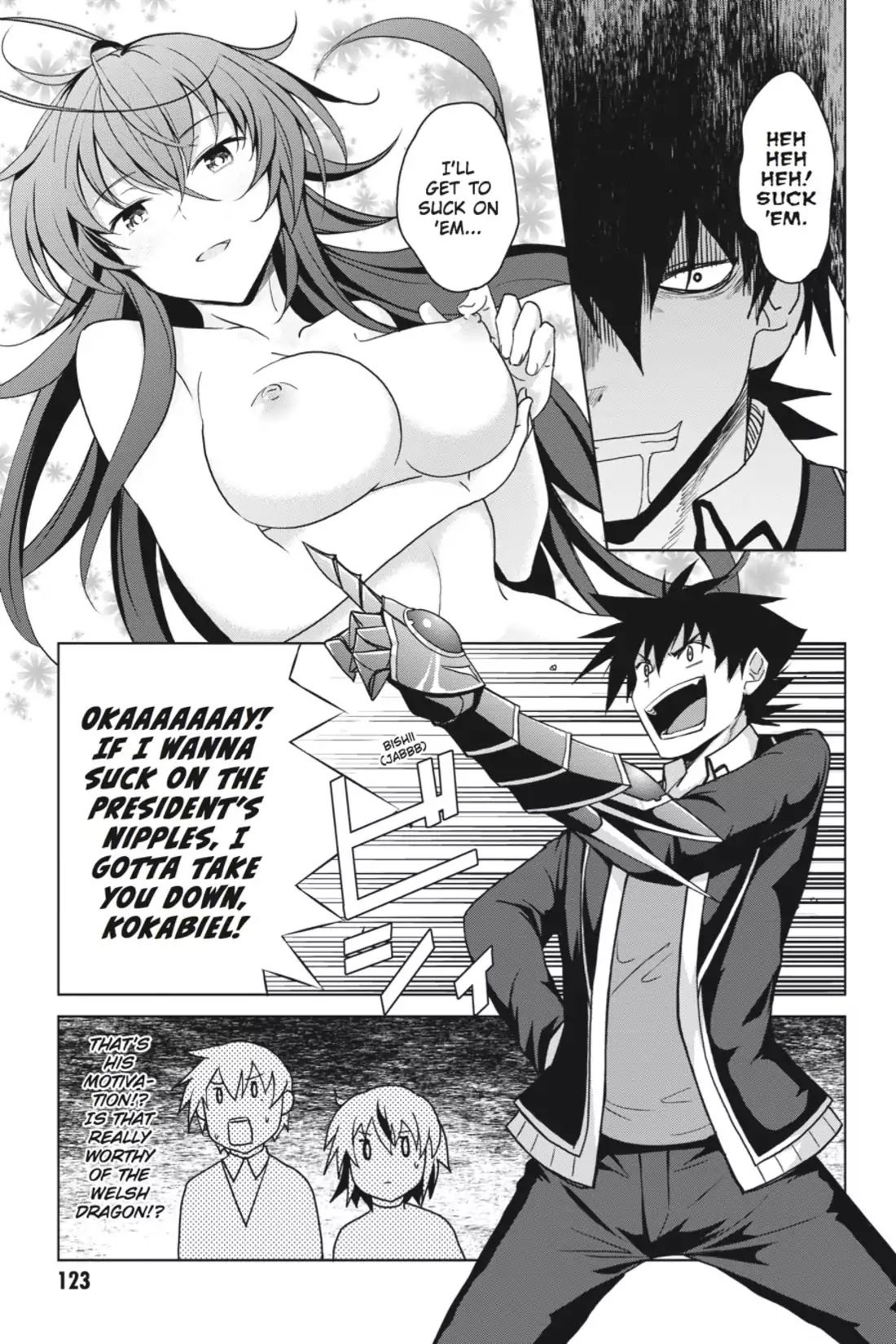High-School DxD Chapter 34 page 15 - Chapter 34: Burn On! Lechery & Fervor!!