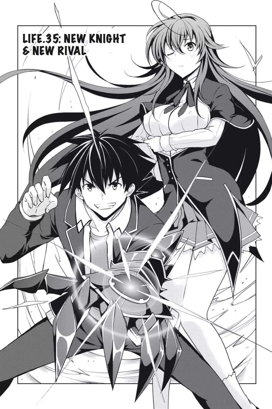 High-School DxD Chapter 35 page 1 - Chapter 35: New Knight & New Rival