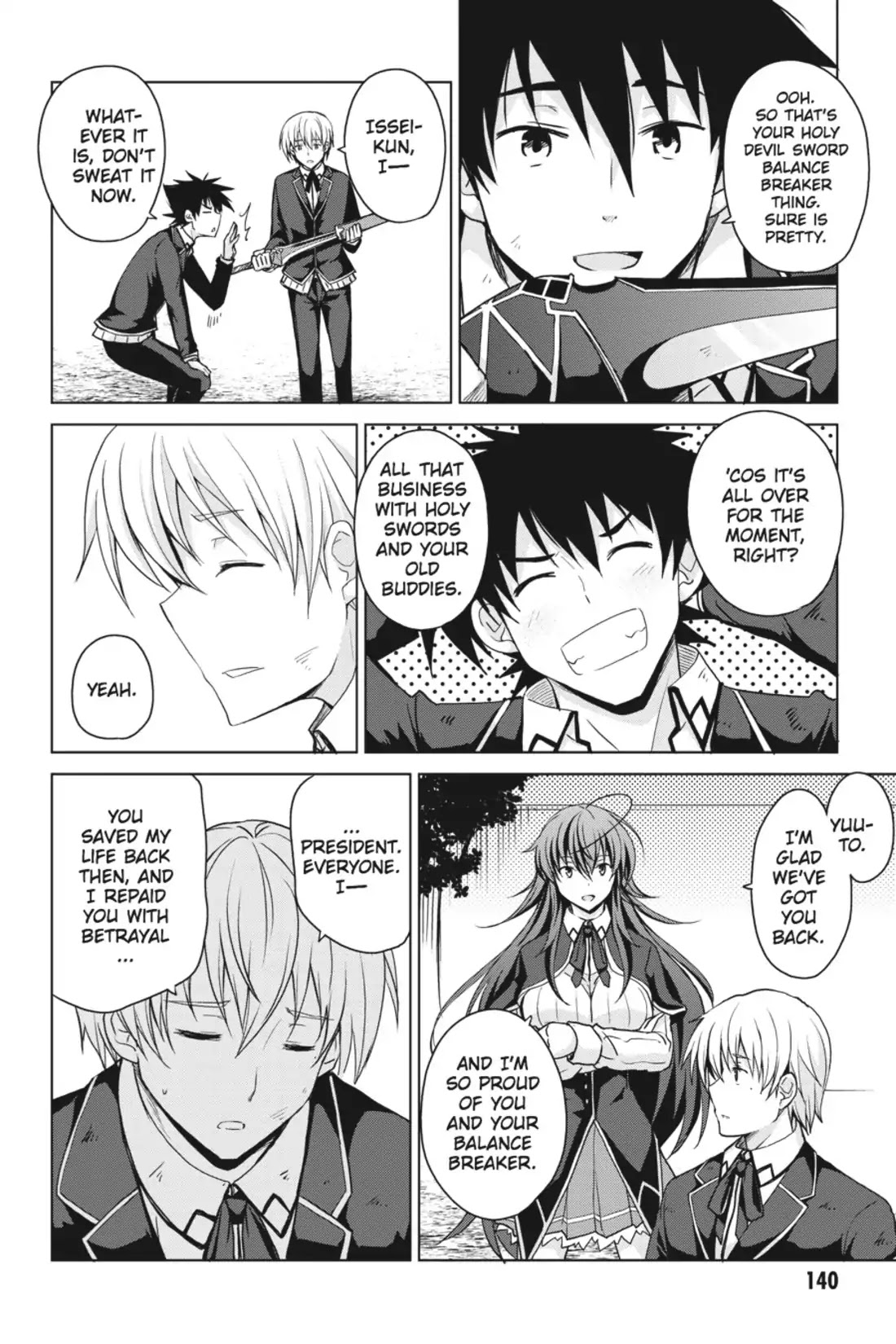 High-School DxD Chapter 35 page 14 - Chapter 35: New Knight & New Rival
