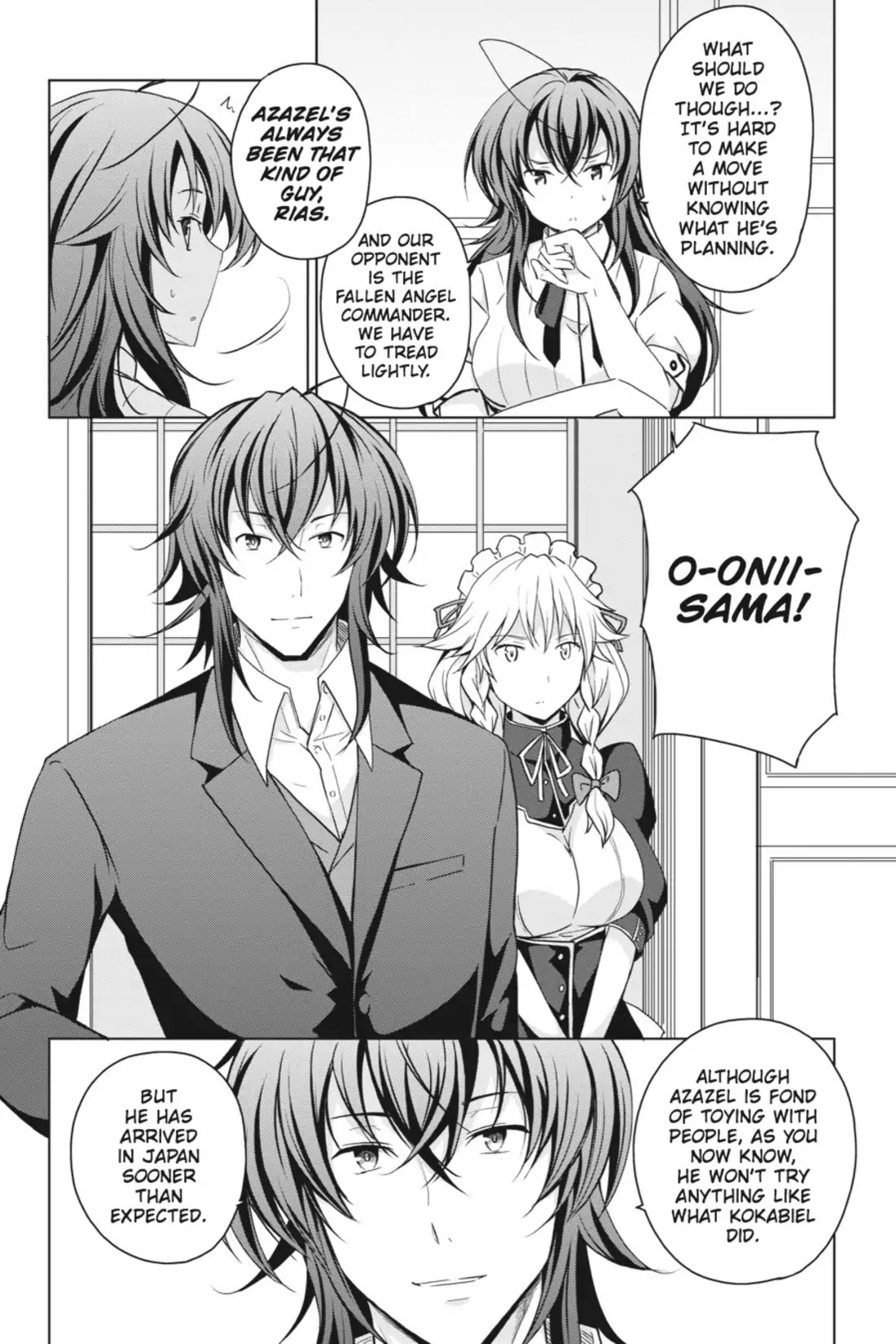 High-School DxD Chapter 36 page 19 - Chapter 36: The Bath = A Battleground For Girls!?