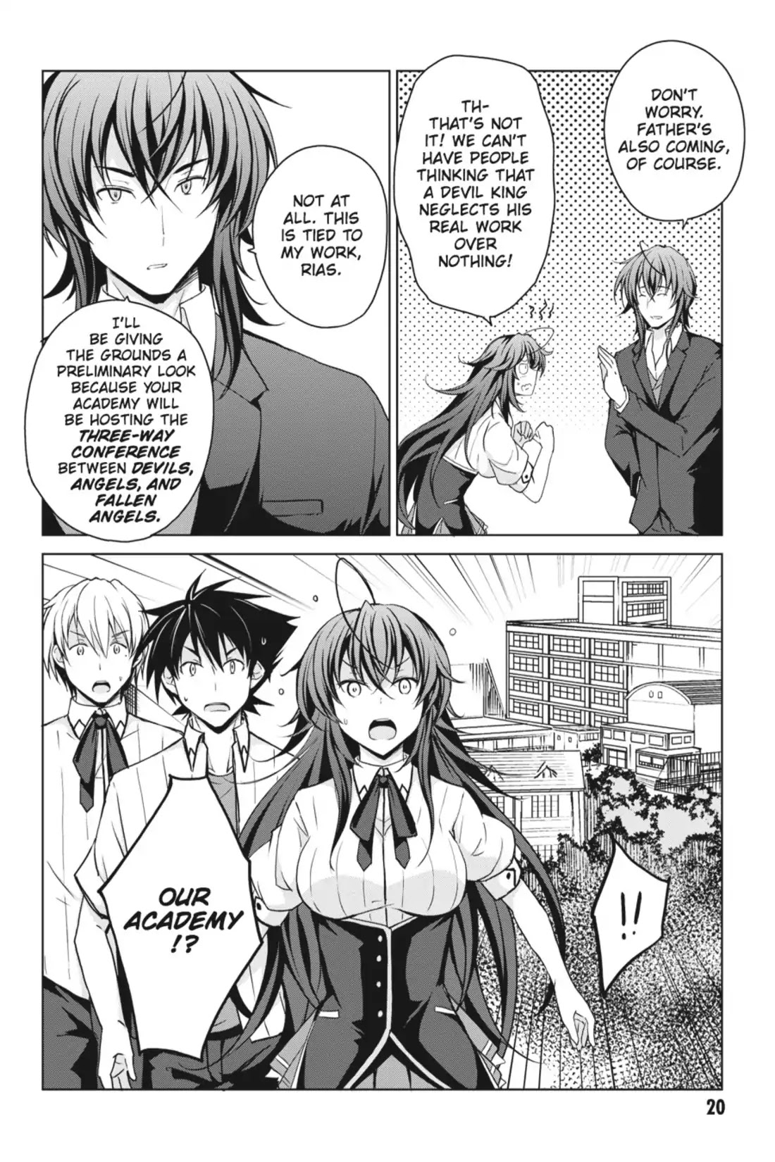 High-School DxD Chapter 36 page 21 - Chapter 36: The Bath = A Battleground For Girls!?