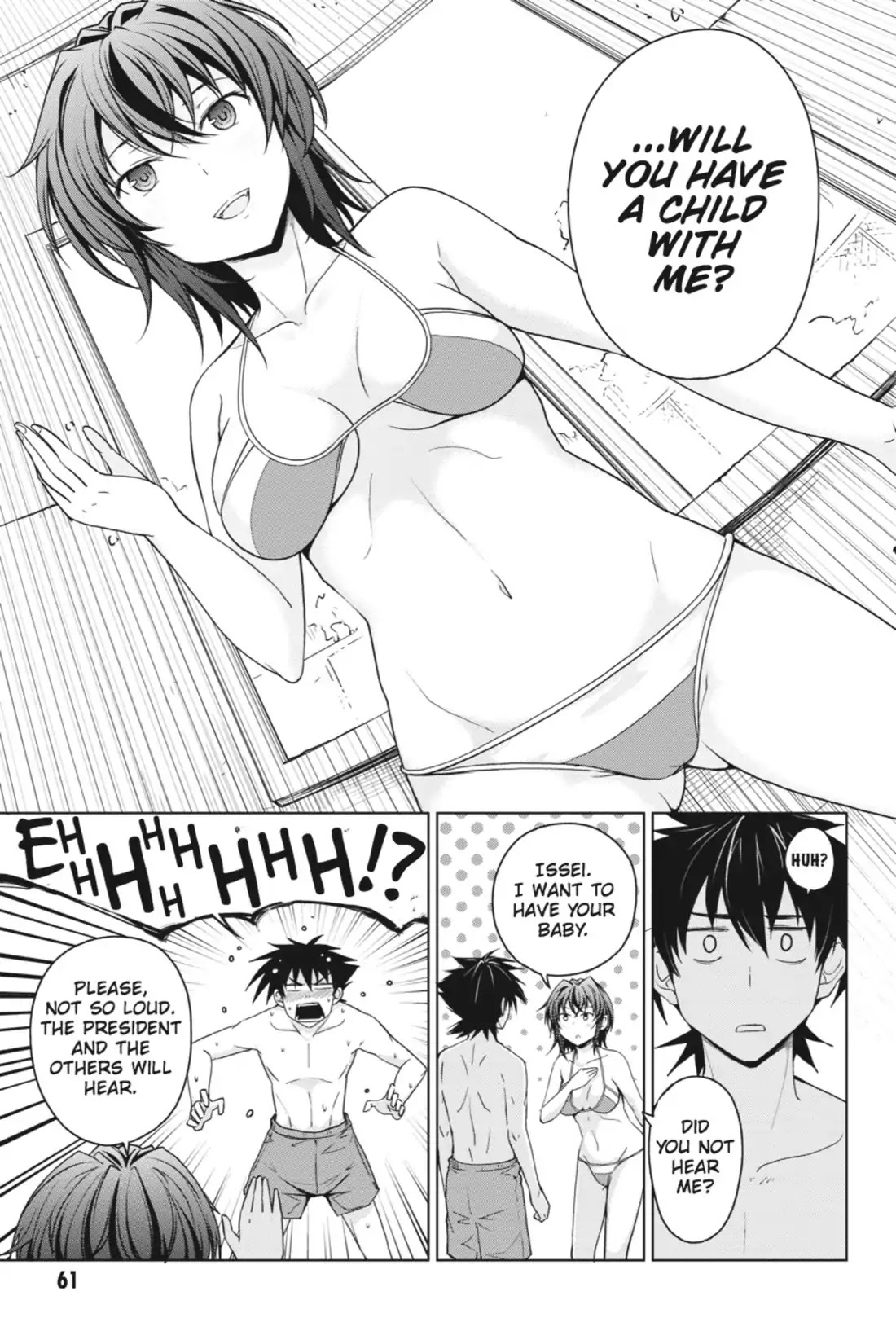 High-School DxD Chapter 38 page 13 - Chapter 38: Baby Making! A Bit Early For That!?