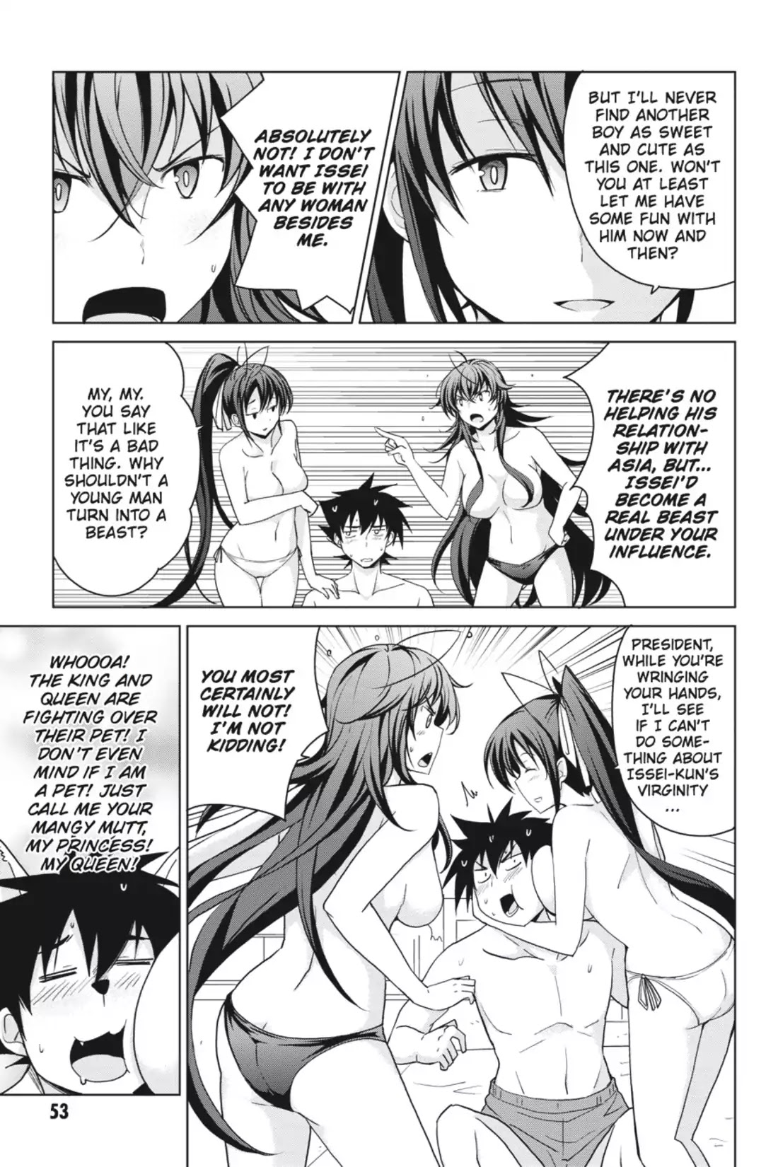 High-School DxD Chapter 38 page 5 - Chapter 38: Baby Making! A Bit Early For That!?