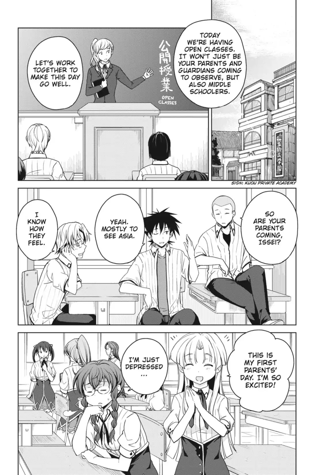 High-School DxD Chapter 39 page 8 - Chapter 39: Parents' Day Commences
