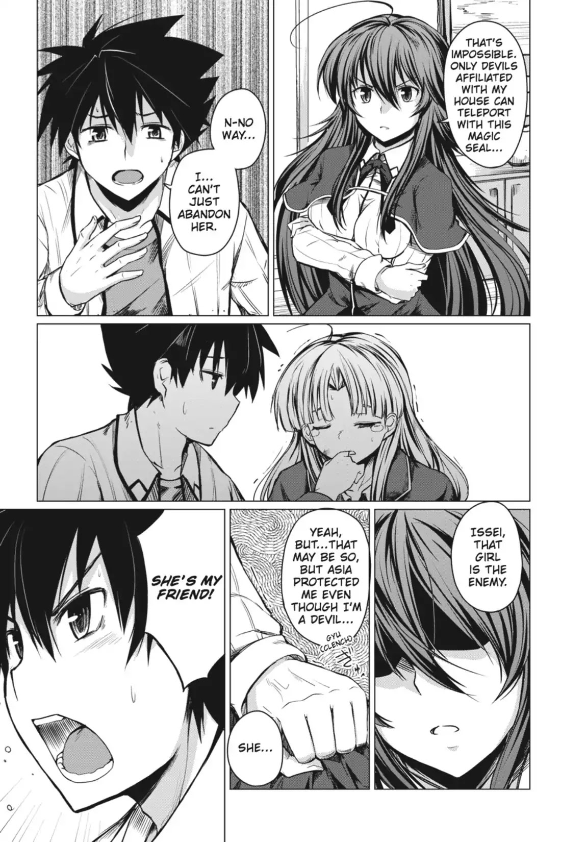 High-School DxD Chapter 4 page 35 - Chapter 4: I Found Something To Protect