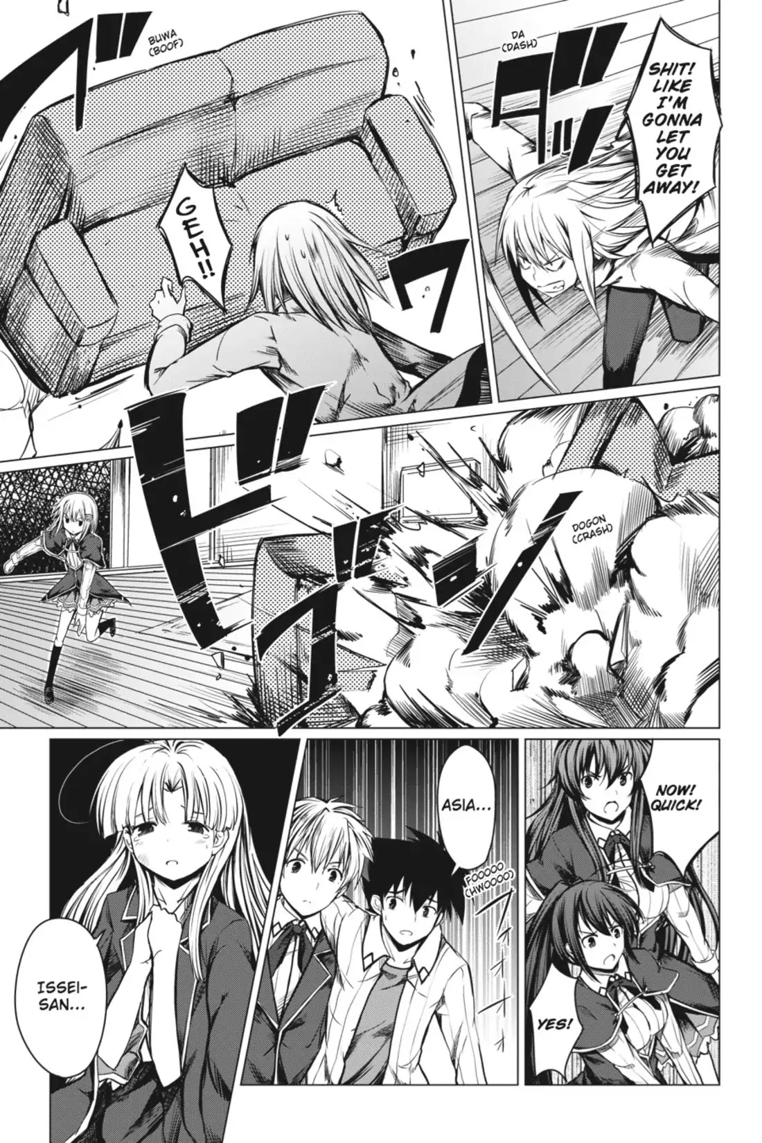 High-School DxD Chapter 4 page 37 - Chapter 4: I Found Something To Protect
