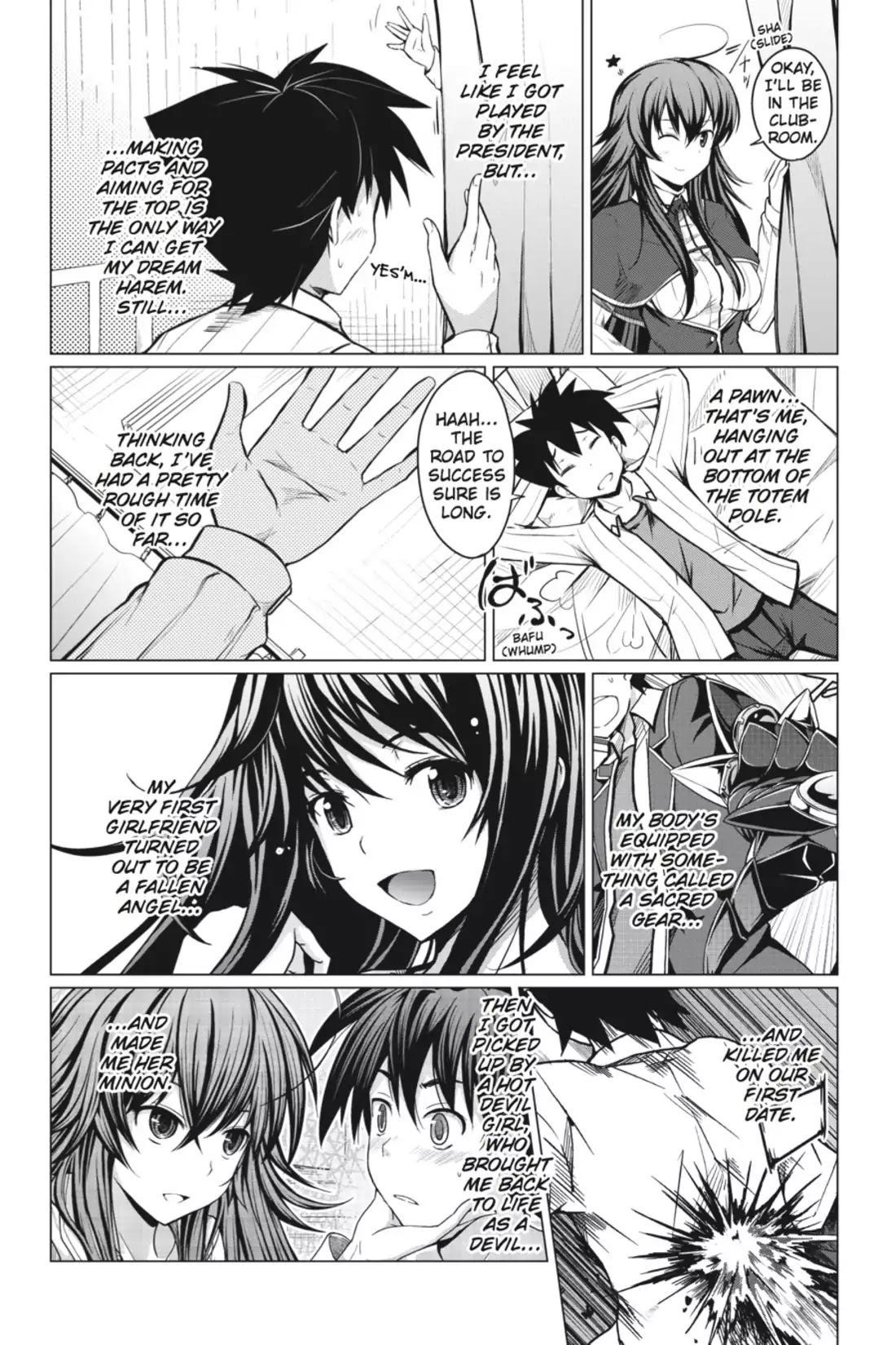 High-School DxD Chapter 4 page 8 - Chapter 4: I Found Something To Protect