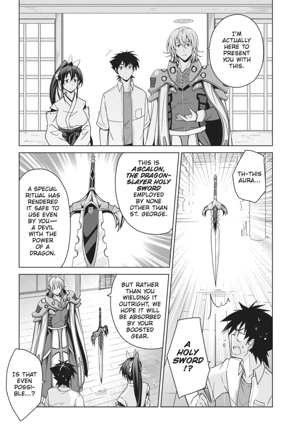 High-School DxD Chapter 43 page 5 - Chapter 43: I Get The "Dragon Slayer"!?