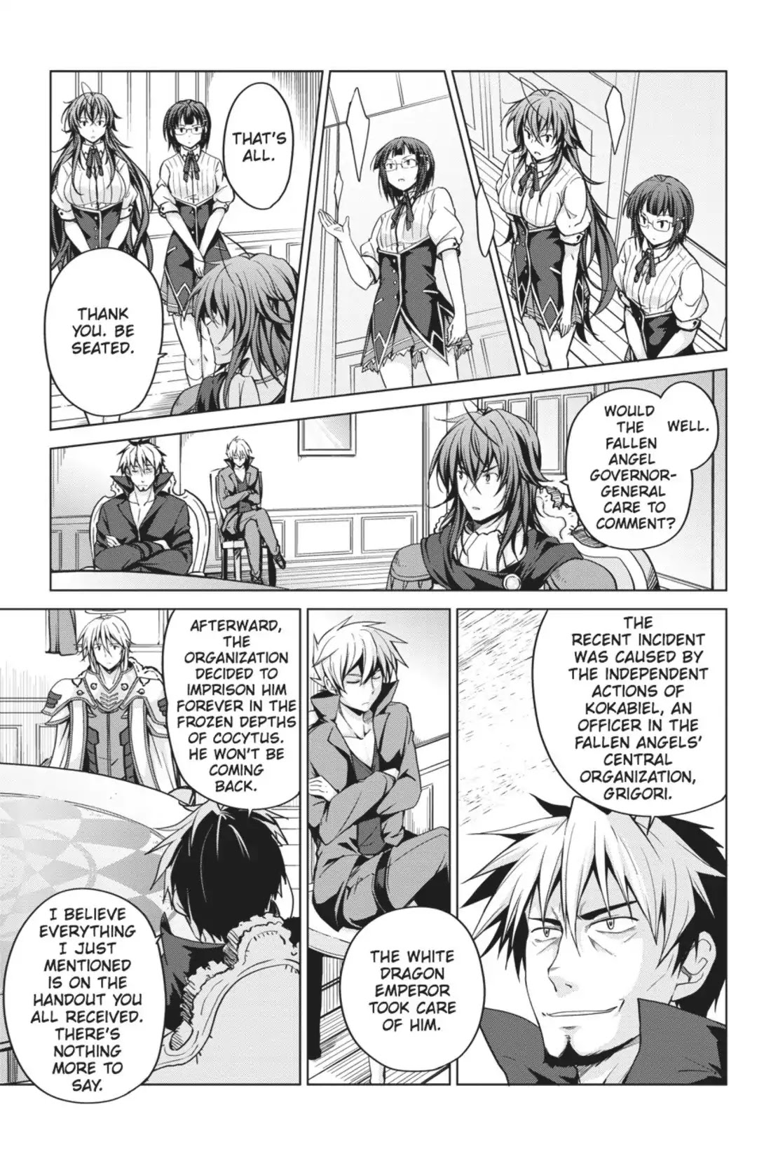 High-School DxD Chapter 44 page 12 - Chapter 44: The Top Conference Begins!