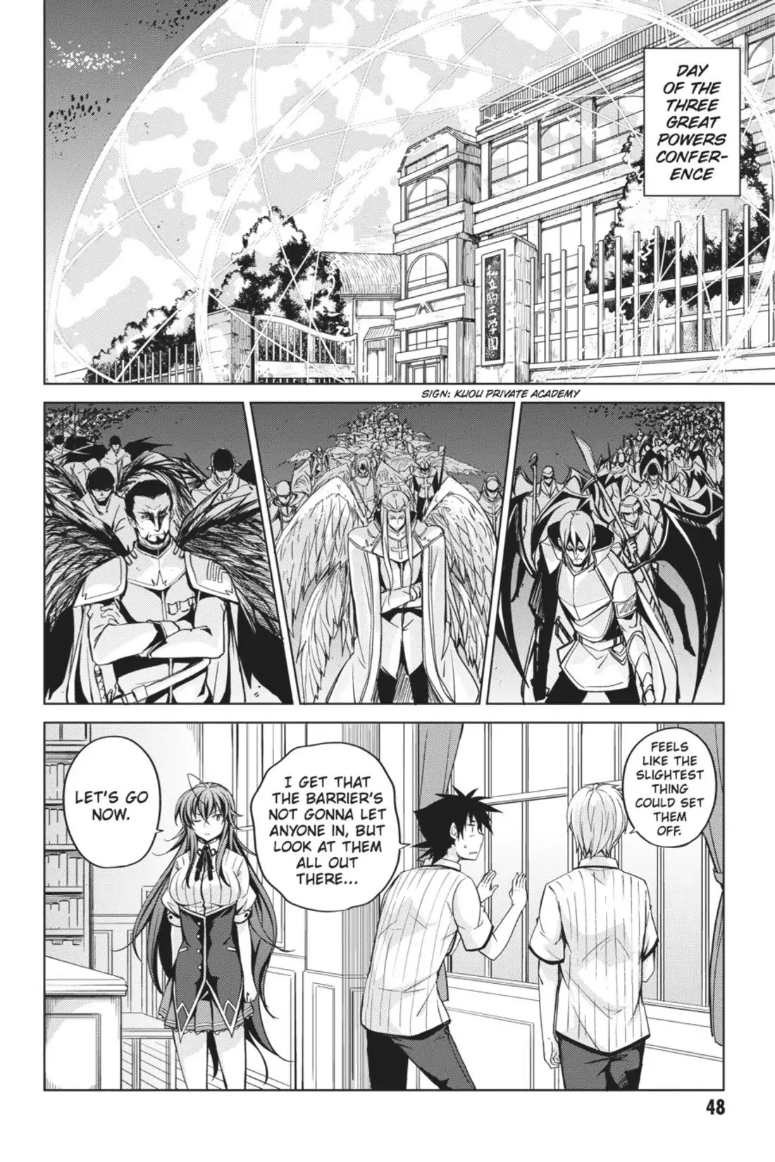 High-School DxD Chapter 44 page 6 - Chapter 44: The Top Conference Begins!