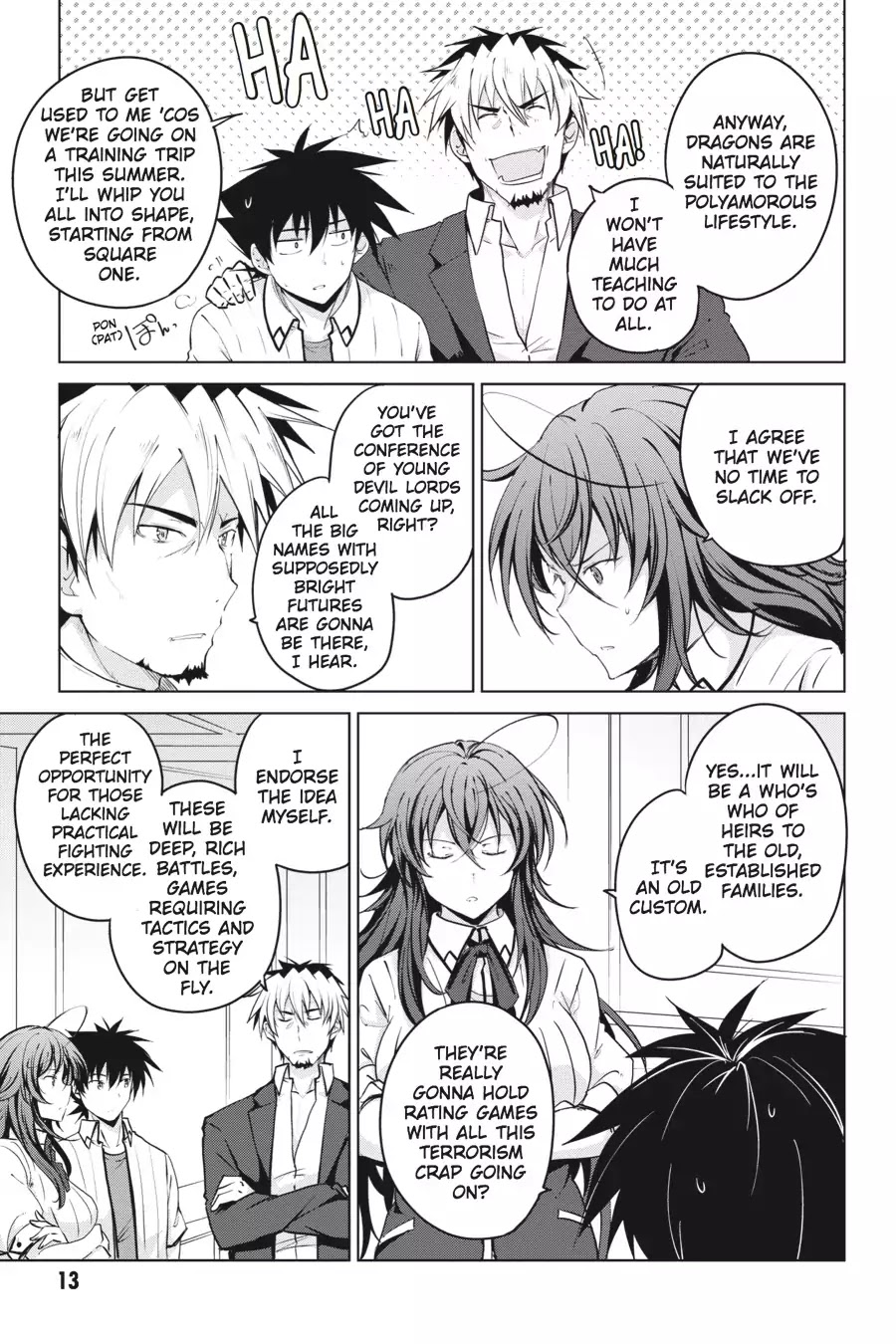 High-School DxD Chapter 50 page 14 - Chapter 50: New Life & Special Life