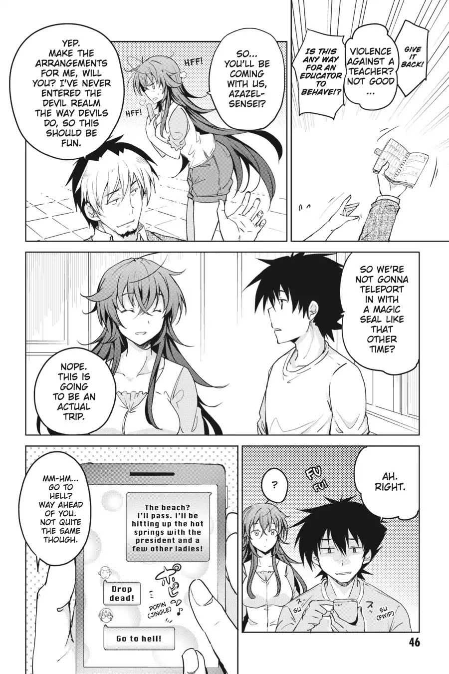 High-School DxD Chapter 52 page 10 - Chapter 52: Off To The Devil Realm!!