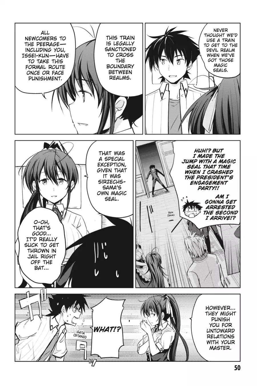 High-School DxD Chapter 52 page 14 - Chapter 52: Off To The Devil Realm!!