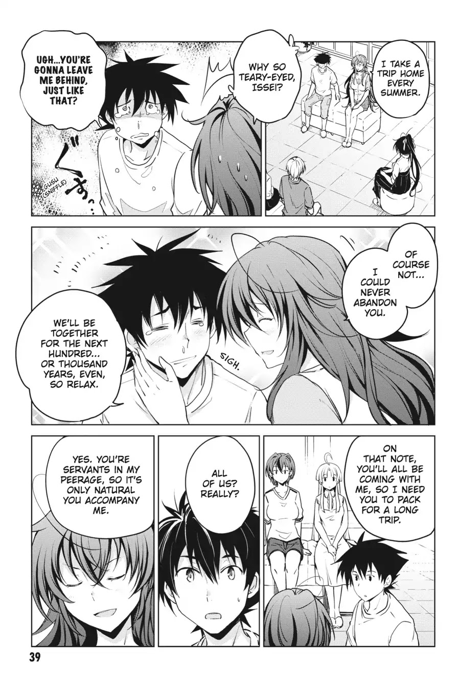 High-School DxD Chapter 52 page 3 - Chapter 52: Off To The Devil Realm!!