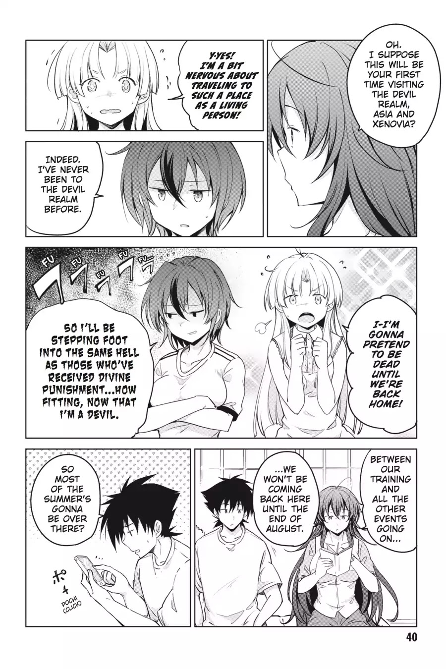 High-School DxD Chapter 52 page 4 - Chapter 52: Off To The Devil Realm!!