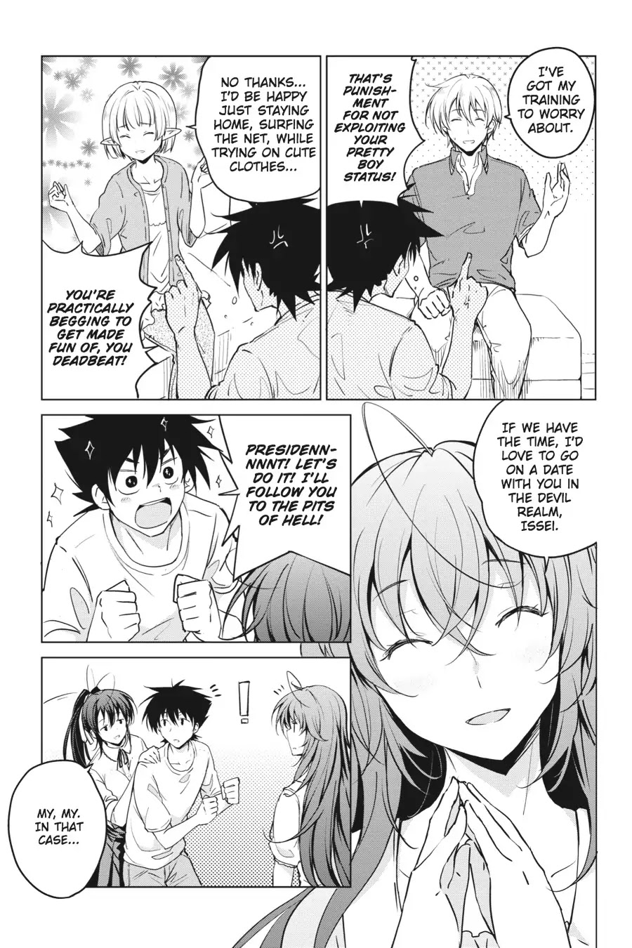 High-School DxD Chapter 52 page 7 - Chapter 52: Off To The Devil Realm!!