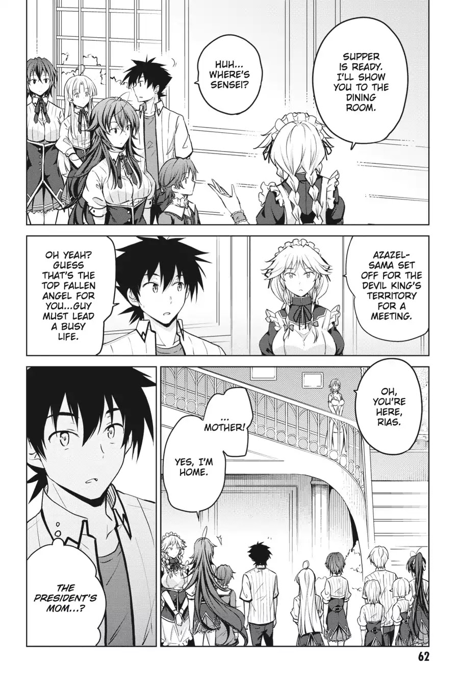 High-School DxD Chapter 53 page 4 - Chapter 53: Uncharted Territory!? The Gremory Residence!!