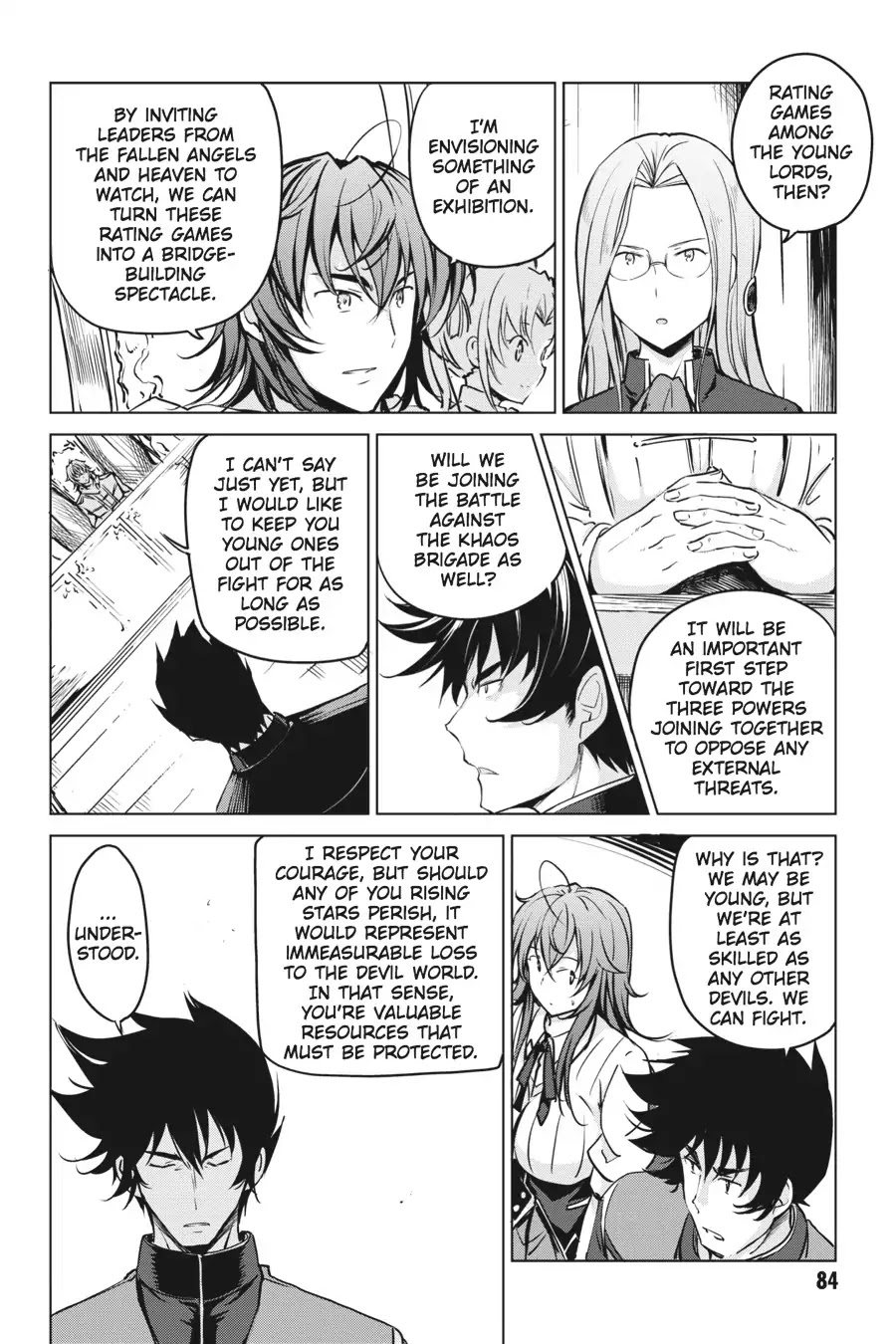 High-School DxD Chapter 54 page 14 - Chapter 54: Young Devils, Assemble!