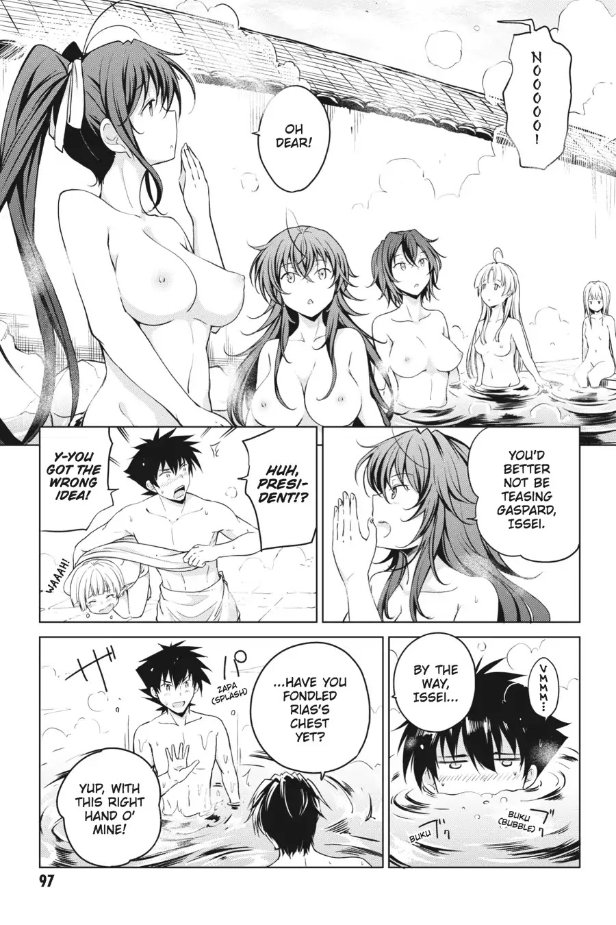 High-School DxD Chapter 55 page 5 - Chapter 55: Paradise!? The Knockout "Sandwich"!
