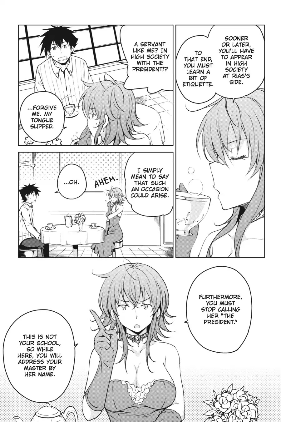 High-School DxD Chapter 58 page 3 - Chapter 58: Overcome That Hurdle! I... Wanna Get Stronger!!