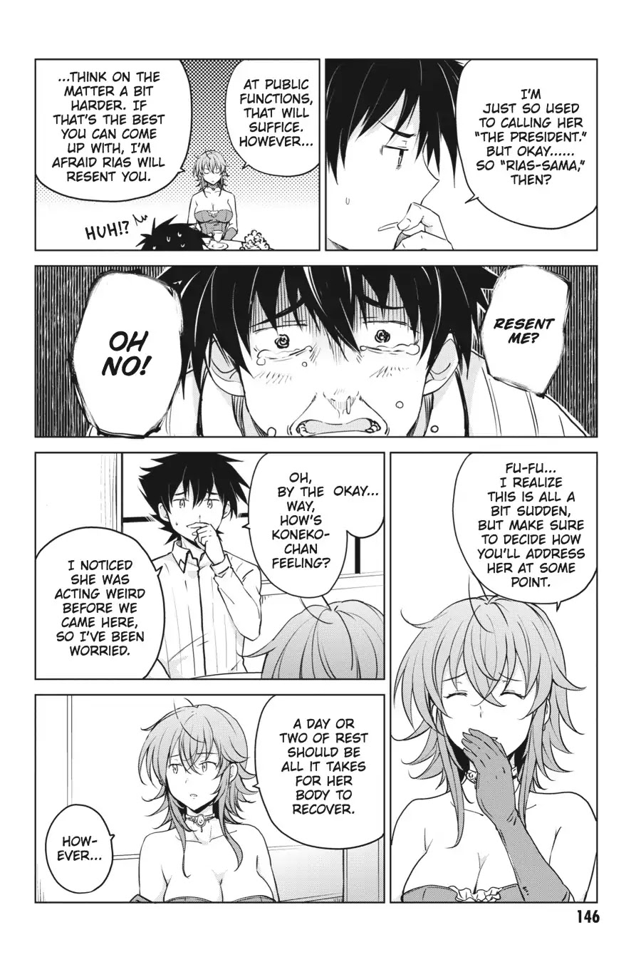 High-School DxD Chapter 58 page 4 - Chapter 58: Overcome That Hurdle! I... Wanna Get Stronger!!