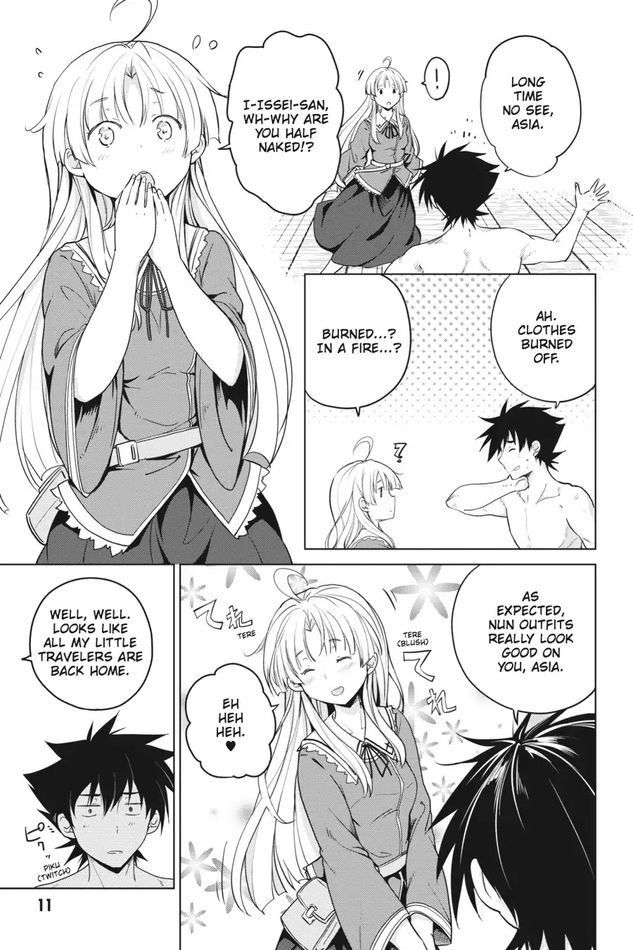 High-School DxD Chapter 59 page 12 - Chapter 59: Training Complete! Reunited With Friends!!