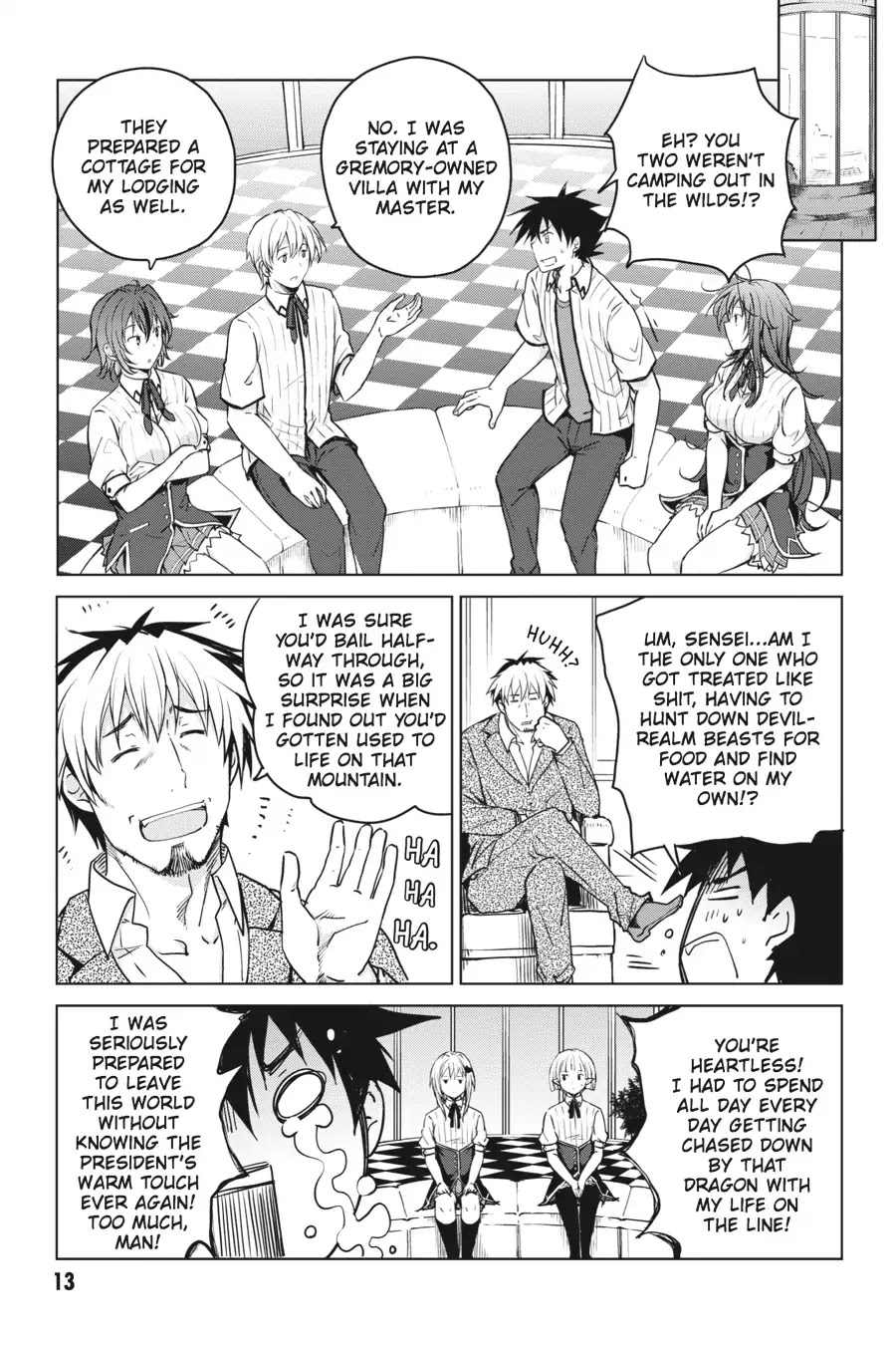 High-School DxD Chapter 59 page 14 - Chapter 59: Training Complete! Reunited With Friends!!