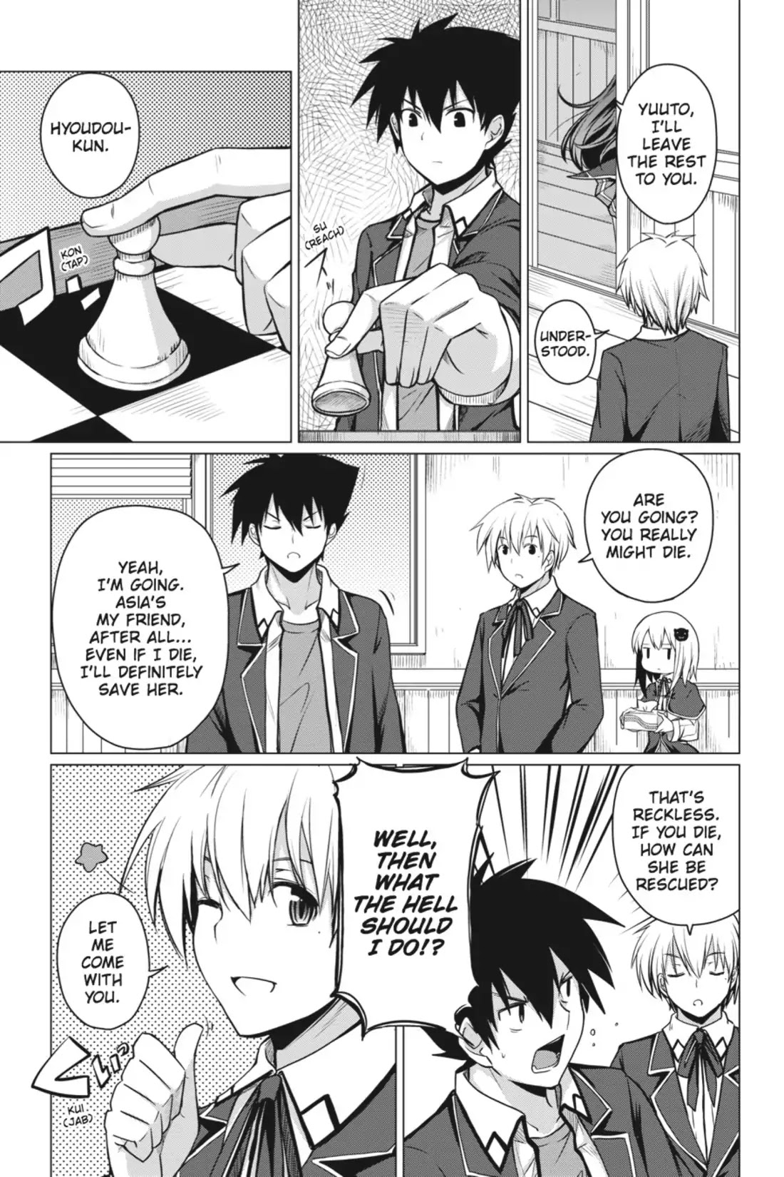 High-School DxD Chapter 6 page 19 - Chapter 6: I'll Protect My Friend