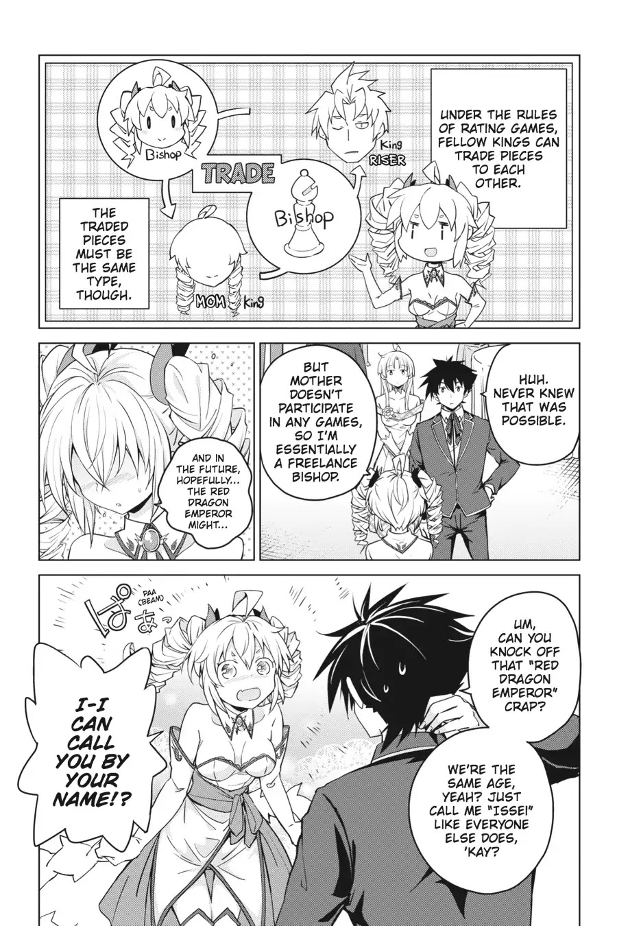 High-School DxD Chapter 61 page 4 - Chapter 61: Heart-Pounding And Shocking? A Double Reunion!