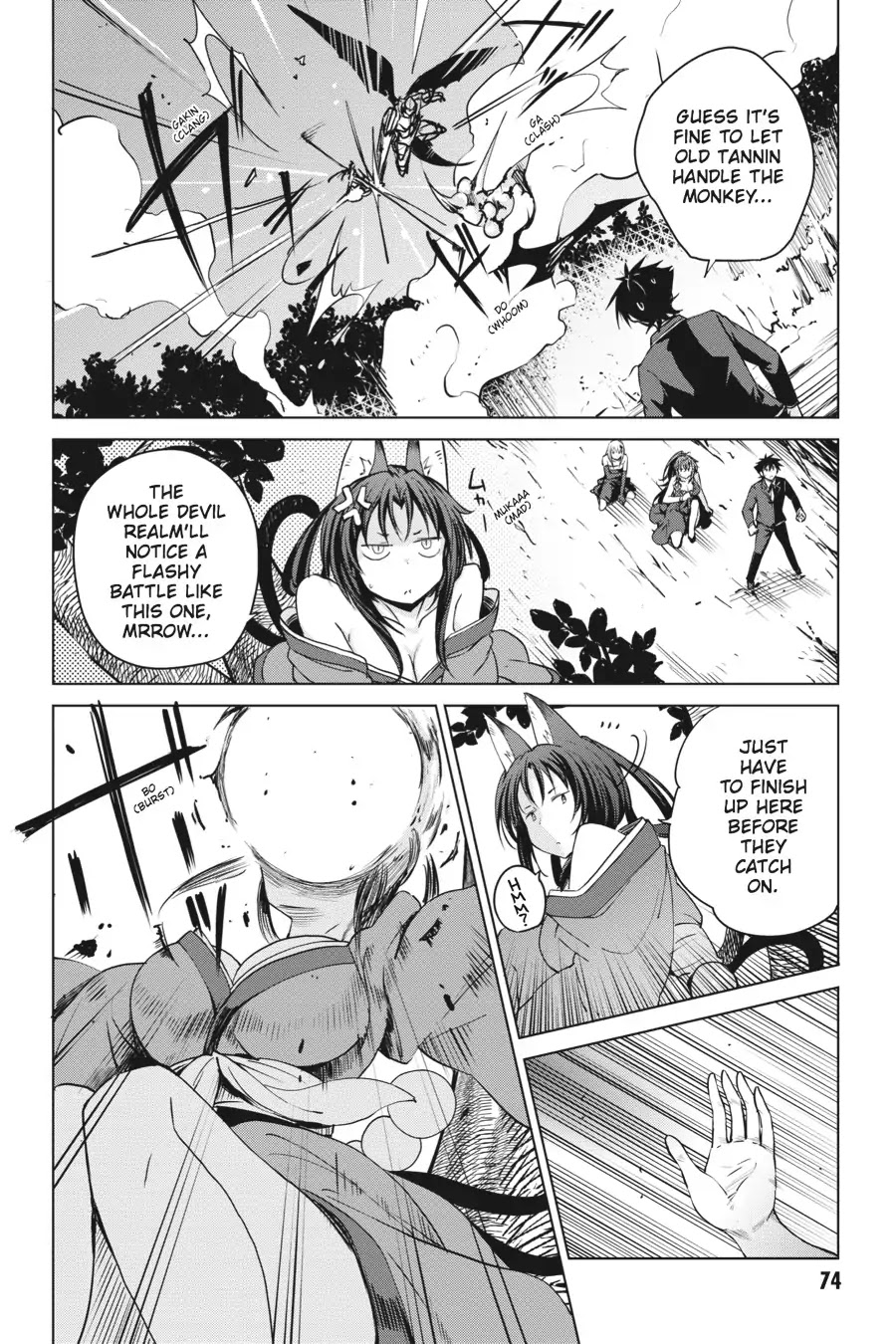 High-School DxD Chapter 62 page 10 - Chapter 62: Cat And Dragon!