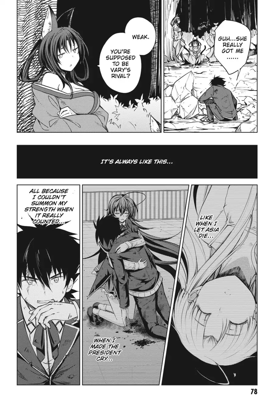 High-School DxD Chapter 62 page 14 - Chapter 62: Cat And Dragon!