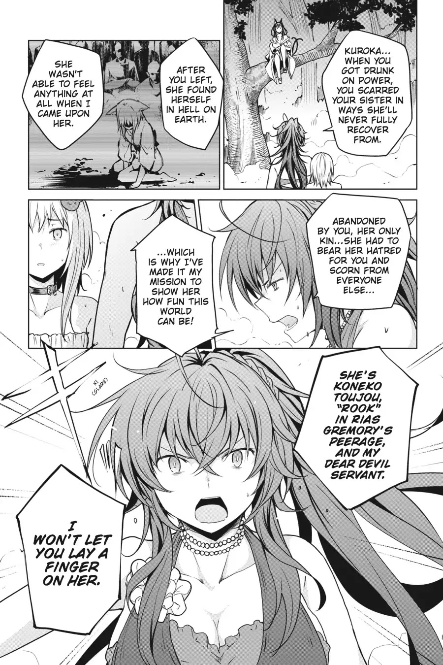 High-School DxD Chapter 62 page 5 - Chapter 62: Cat And Dragon!
