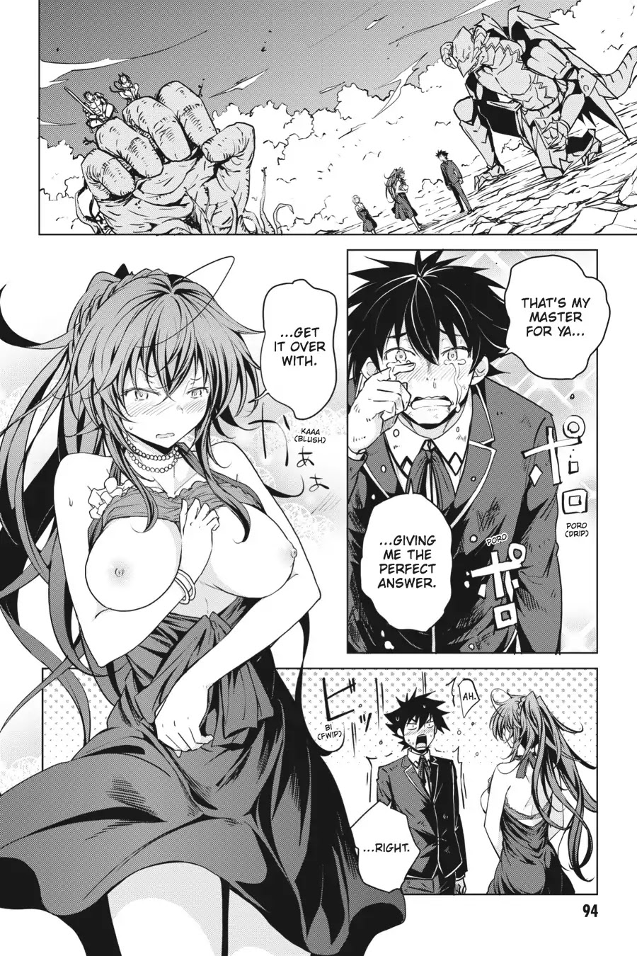 High-School DxD Chapter 63 page 8 - Chapter 63: Right or Left!? Doorbells of Fate!!